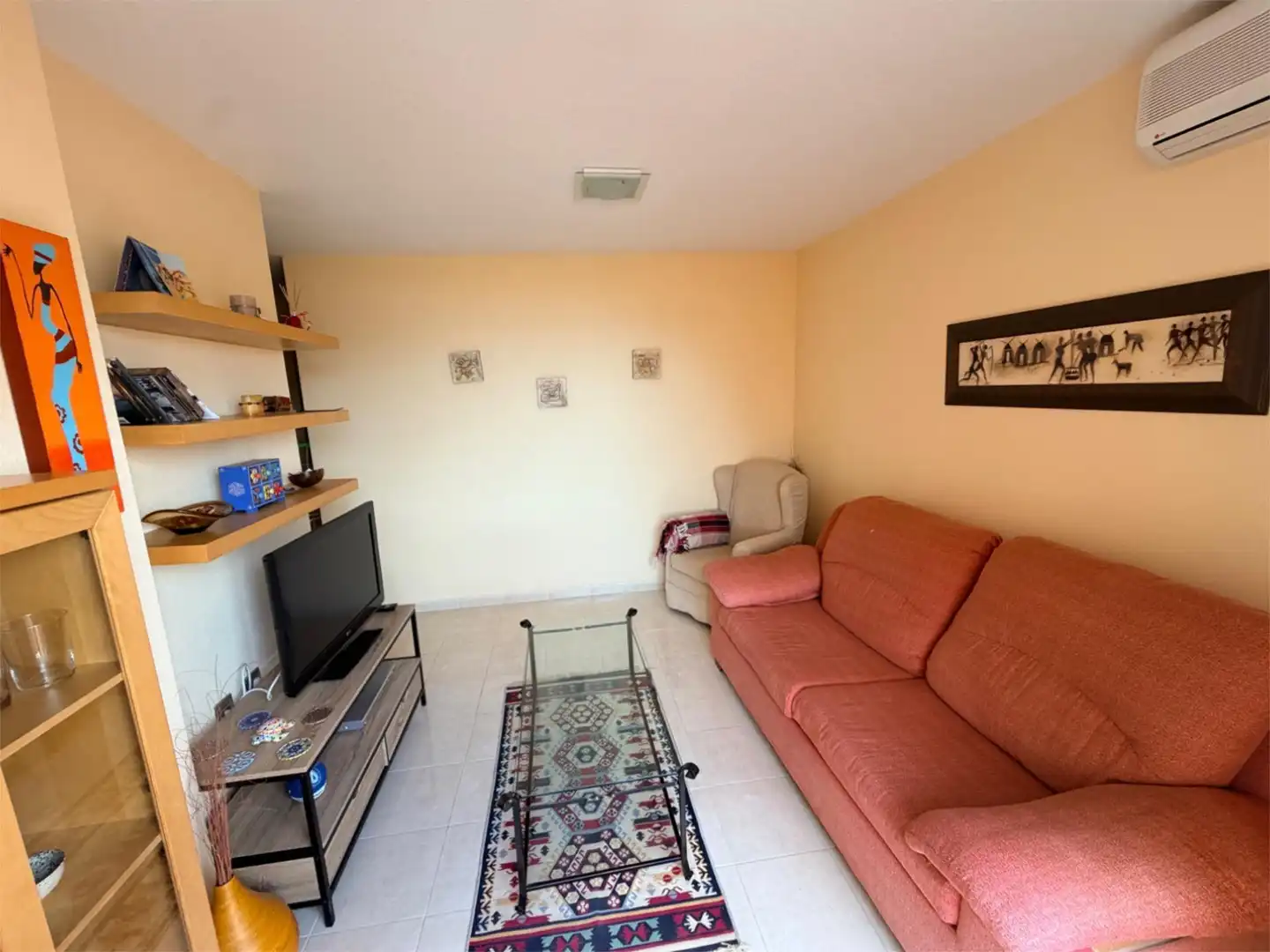 Flat for sale in Calle las Encinas, 50, La Envía Living room of Flat for sale in Vícar with Air Conditioner and Terrace