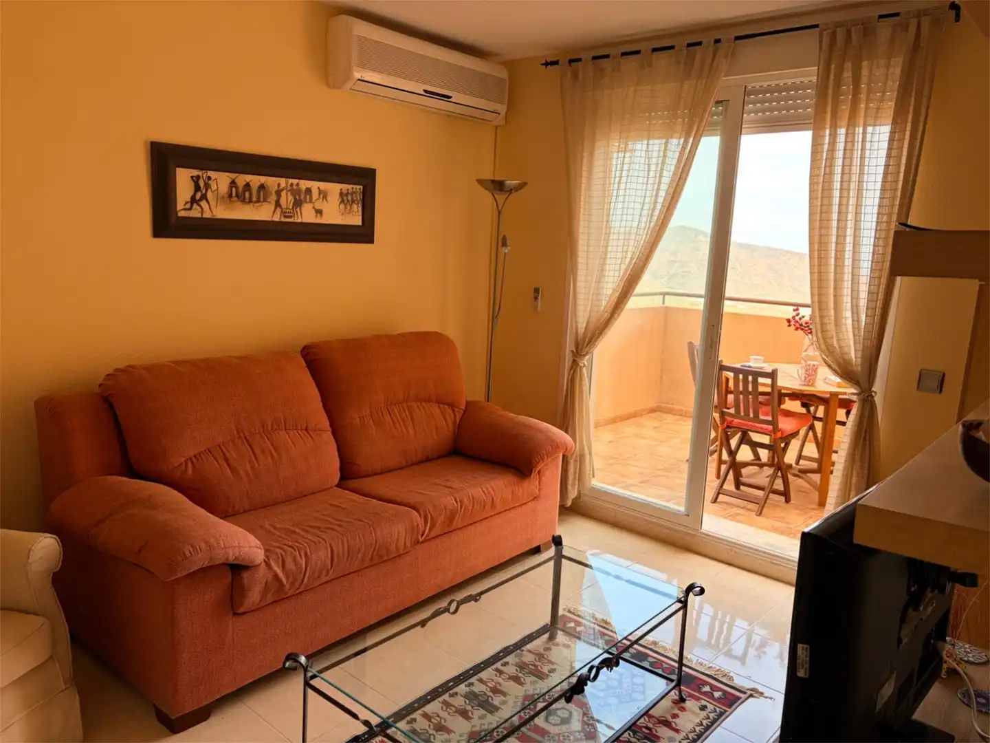 Flat for sale in Calle las Encinas, 50, La Envía Living room of Flat for sale in Vícar with Air Conditioner and Terrace