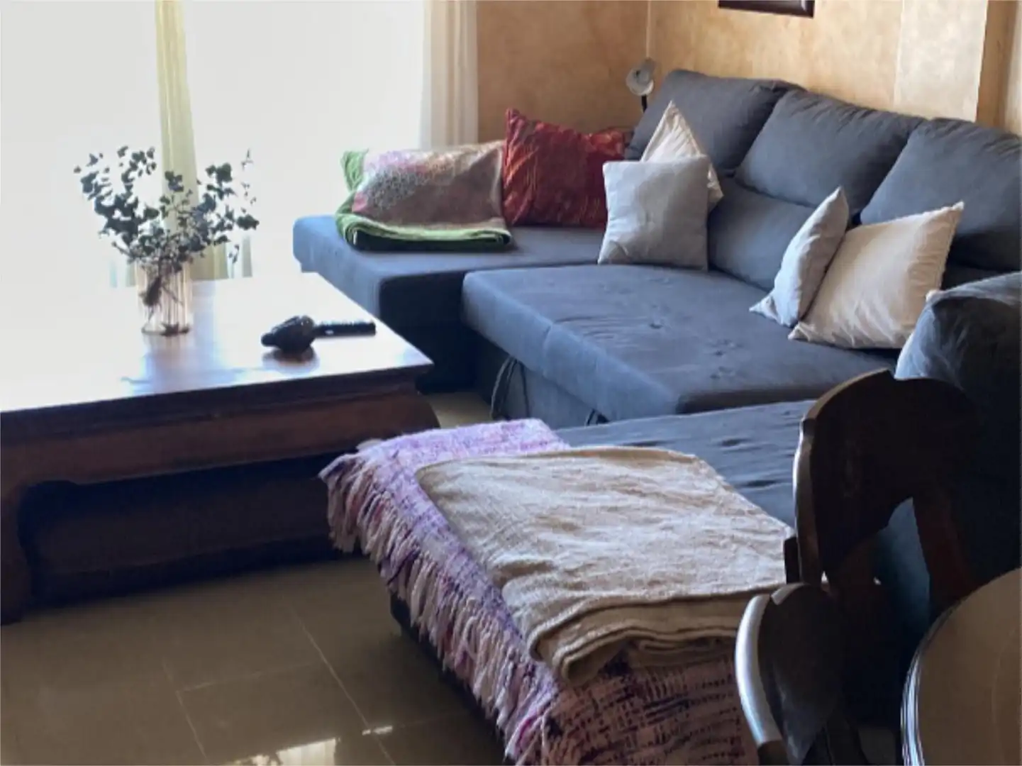 Sala d'estar de Pis en venda en Elche / Elx amb Aire condicionat i Balcó