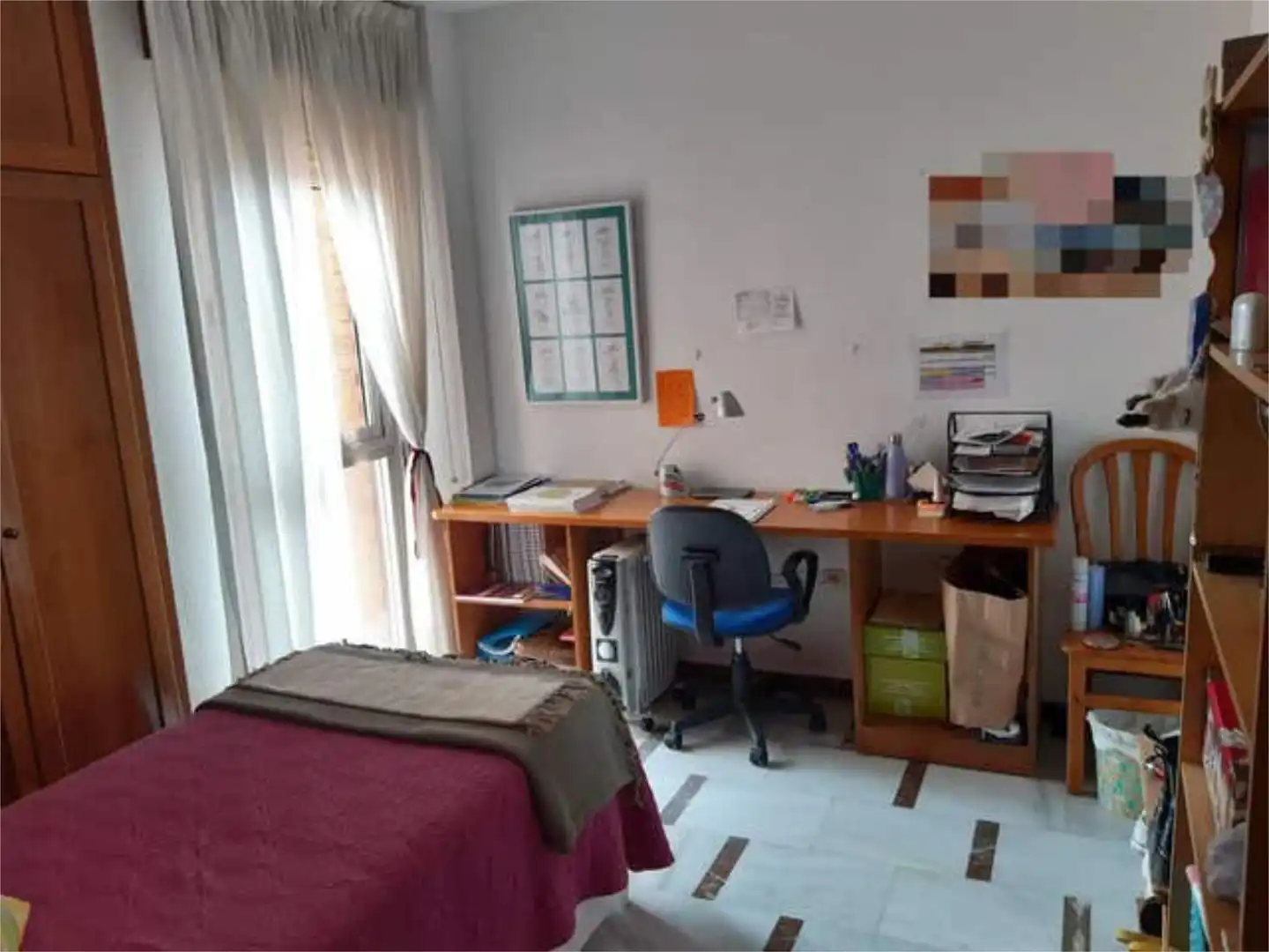 Schlafzimmer von Wohnung zur Miete in Córdoba mit Heizung, Privatgarten und Terrasse