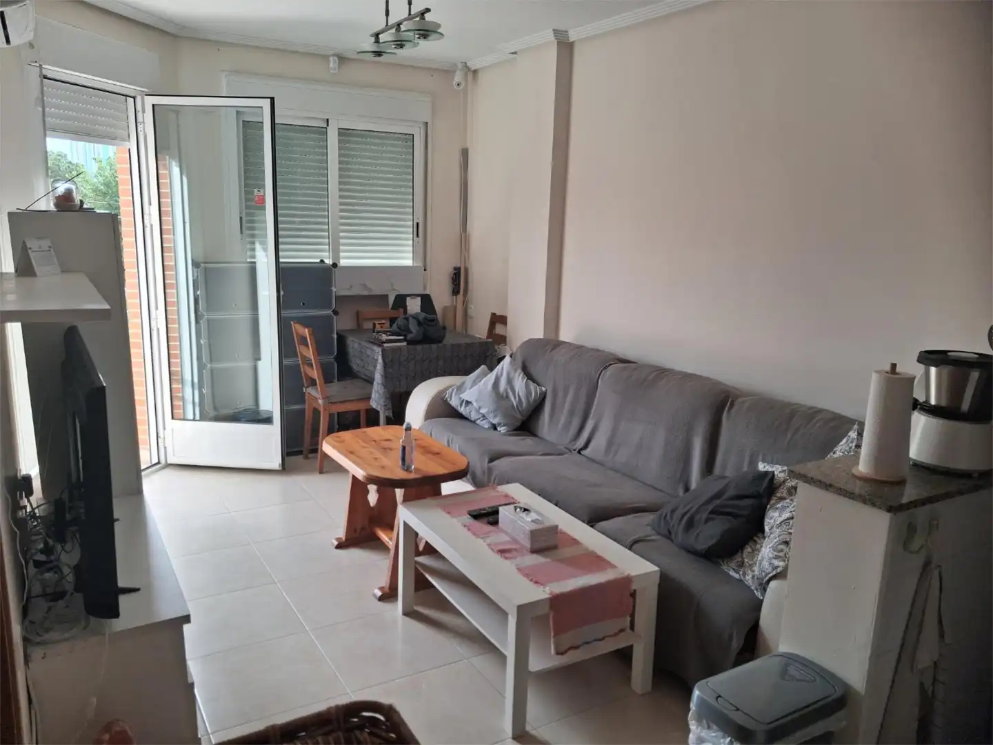 Sala de estar de Piso de alquiler en  Murcia Capital con Amueblado