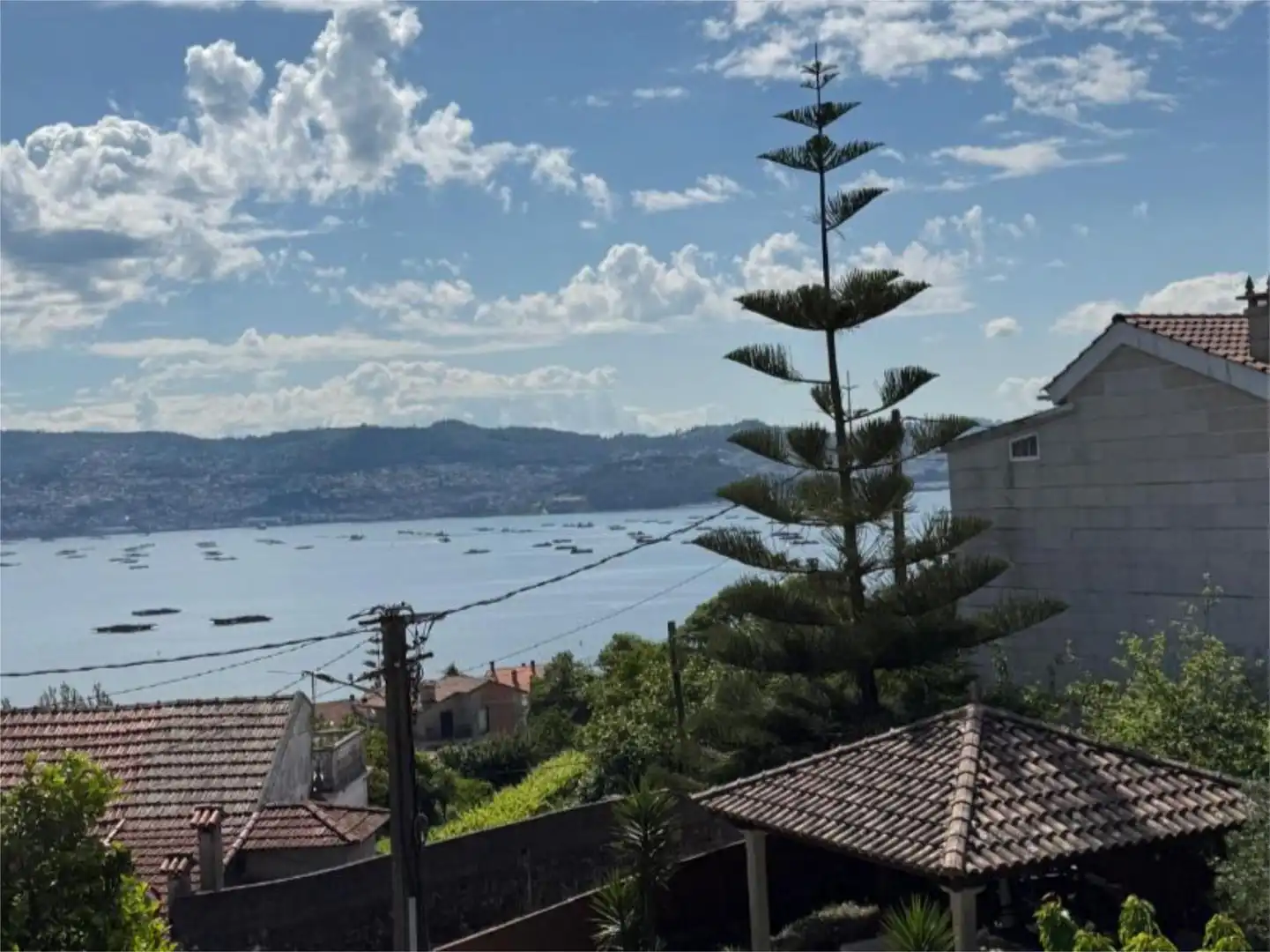Exterior view of Houses for sale in Moaña  with Balcony