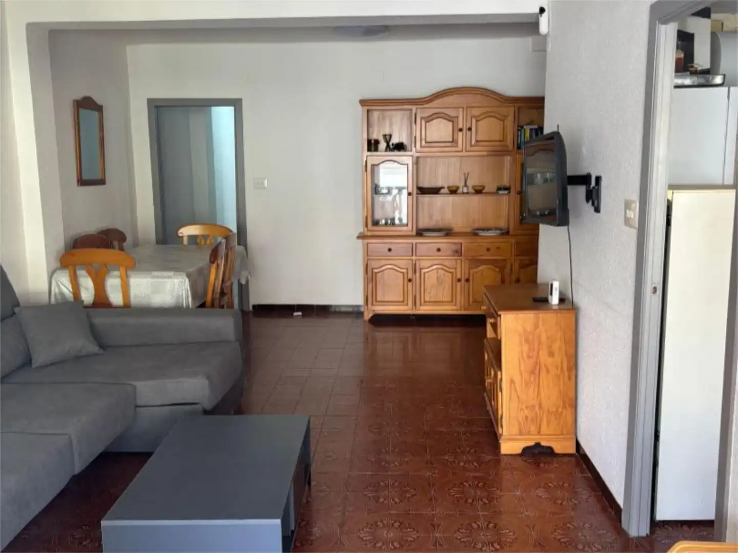 Apartament de lloguer a Carrer Peruga, 100, Moncófar Playa Sala d'estar de Apartament de lloguer en Moncofa amb Aire condicionat, Terrassa i Moblat