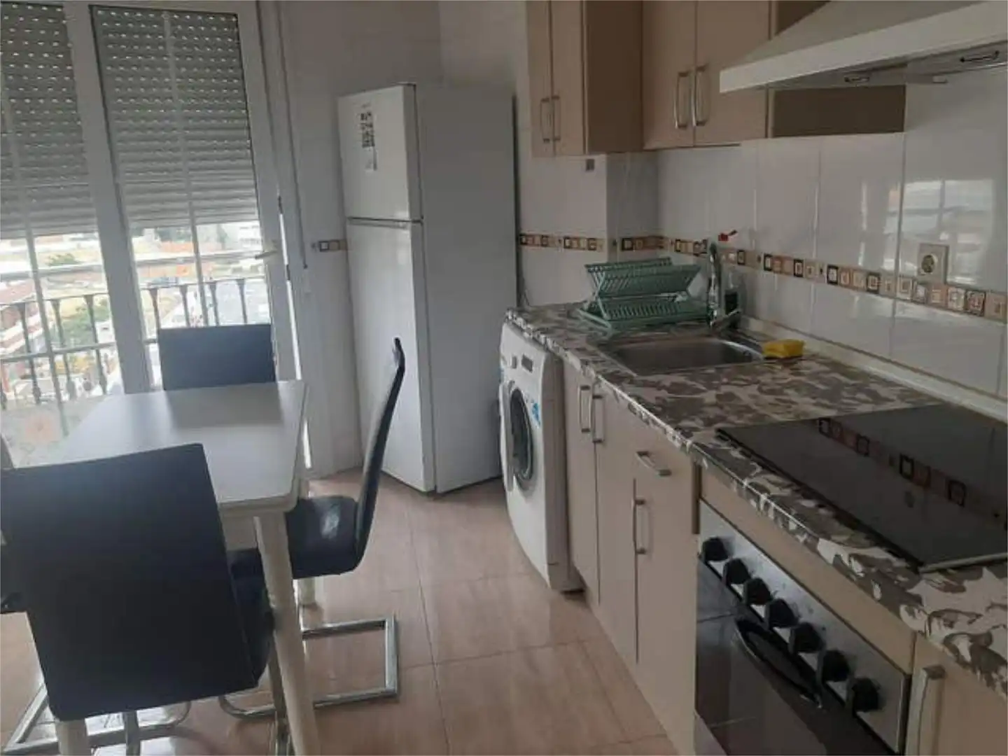 Cocina de Piso de alquiler en Almería con Amueblado