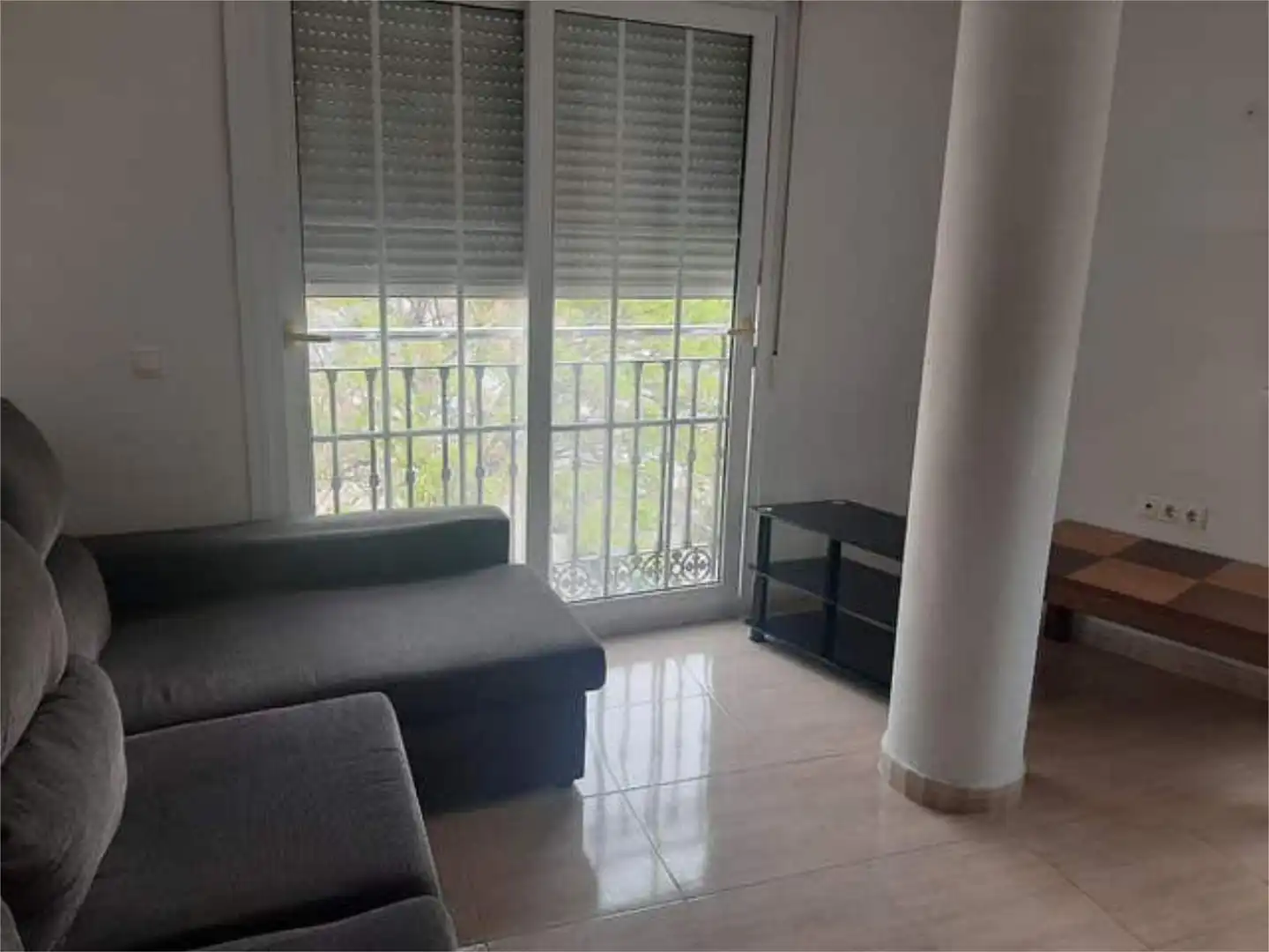 Terraza de Piso de alquiler en Almería con Amueblado