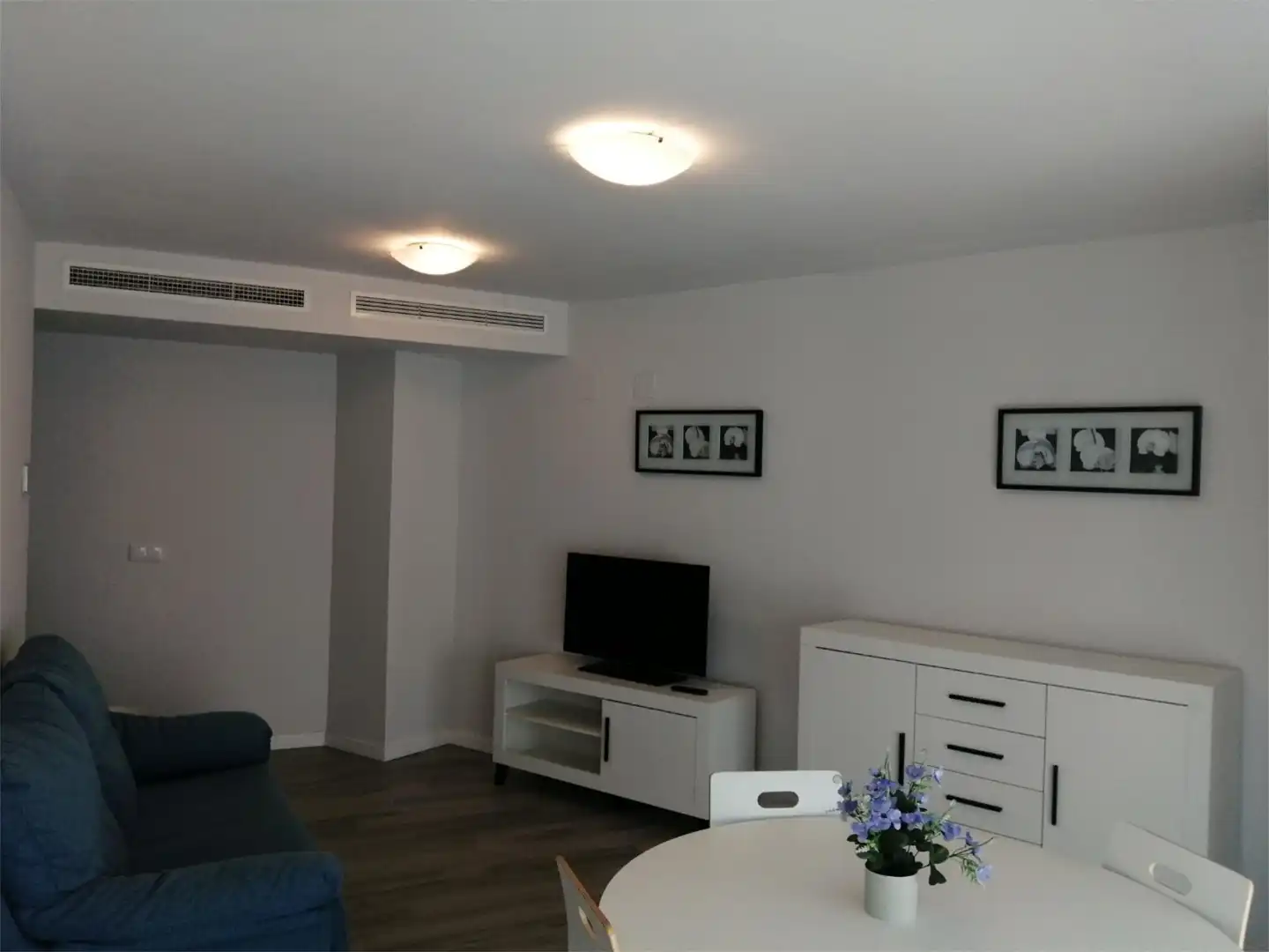 Living room of Flat for rent in  Valencia Capital  with Air Conditioner