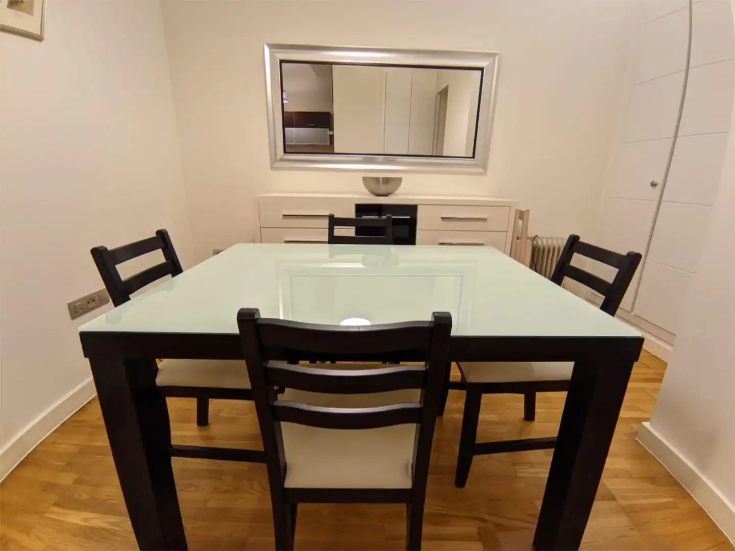 Dining room of Flat for sale in Sevilla  with Air Conditioner, Heating and Furnished