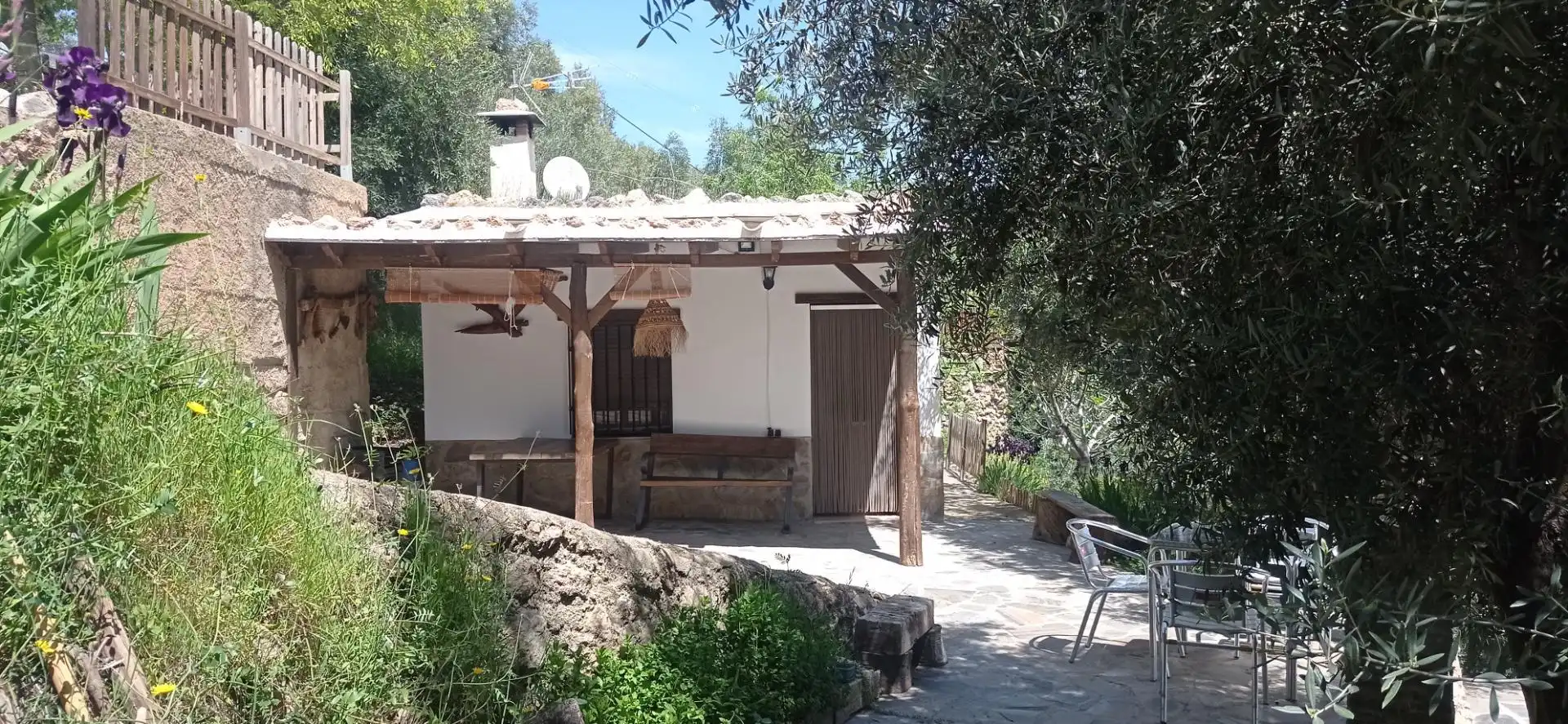 Terrassa de Finca rústica en venda en Alpujarra de la Sierra amb Traster, Moblat i Rentadora