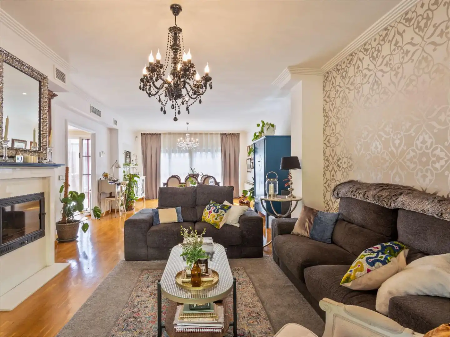 Houses for sale in Buenavista - Valparaíso - La Legua Living room of Houses for sale in Toledo with Air Conditioner, Heating and Private garden