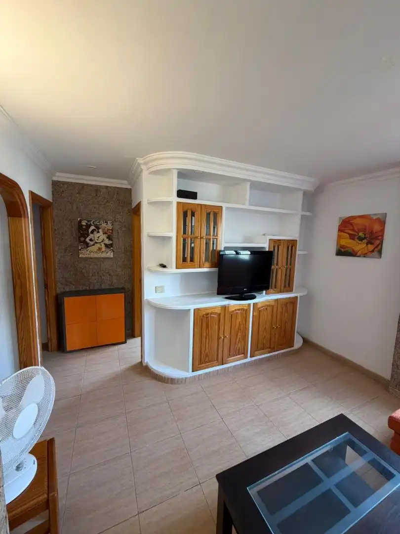 Sala de estar de Piso de alquiler en Mogán con Amueblado