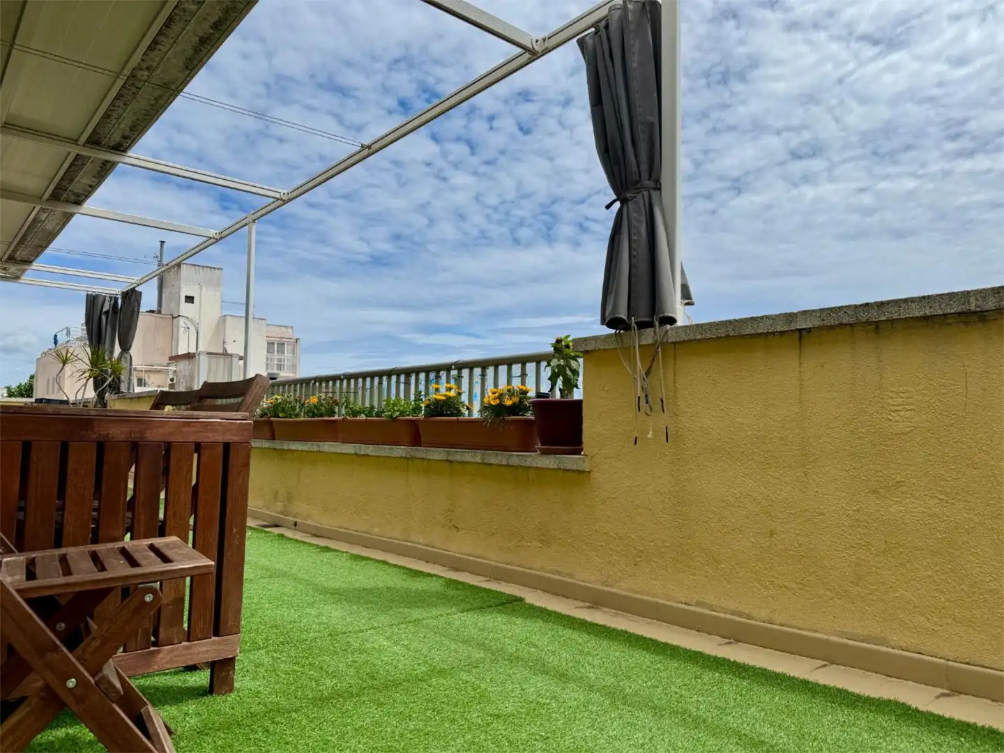 Terrace of Flat for sale in Vilanova i la Geltrú  with Air Conditioner and Terrace
