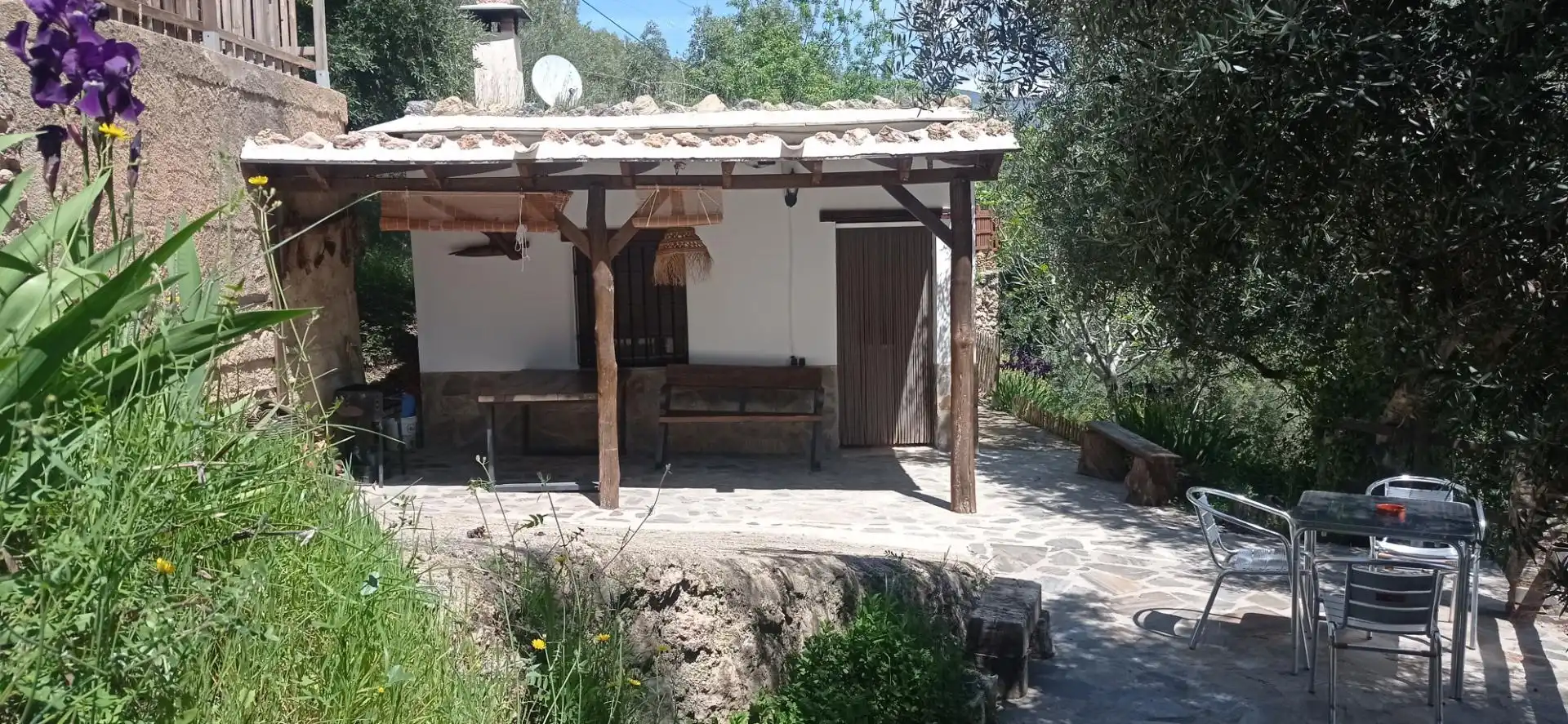 Terrasse von Country house zur Miete in Alpujarra de la Sierra mit Heizung, Privatgarten und Terrasse