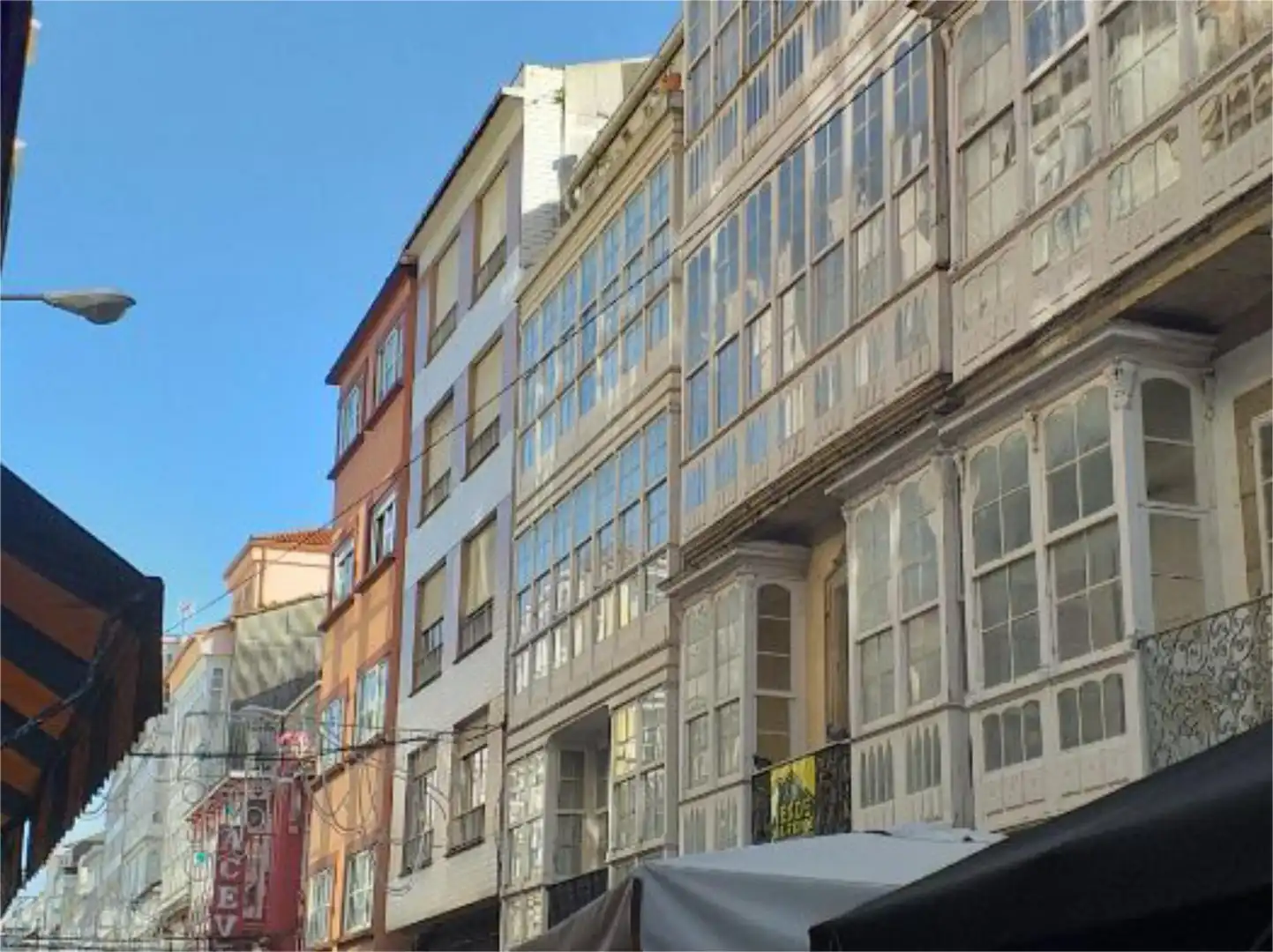 Exterior view of Flat for rent in Ferrol  with Heating, Parquet flooring and Furnished