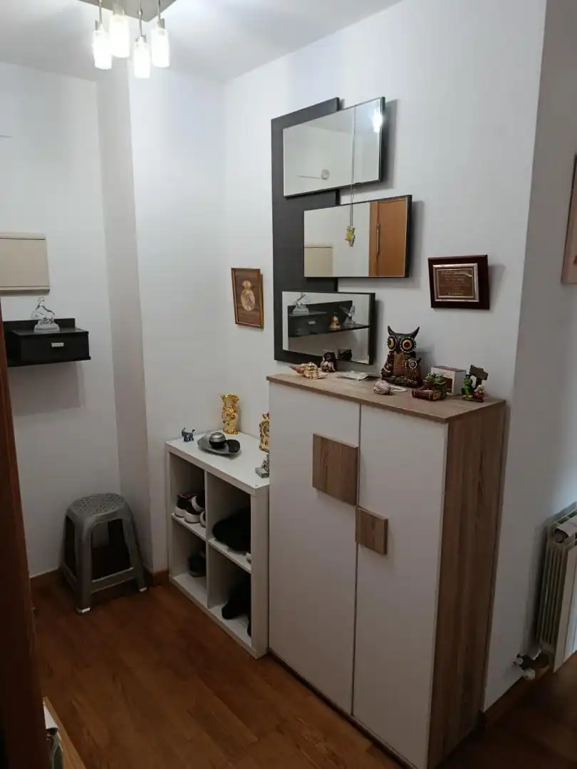 Living room of Flat for rent in Terrassa  with Heating, Parquet flooring and Community parking