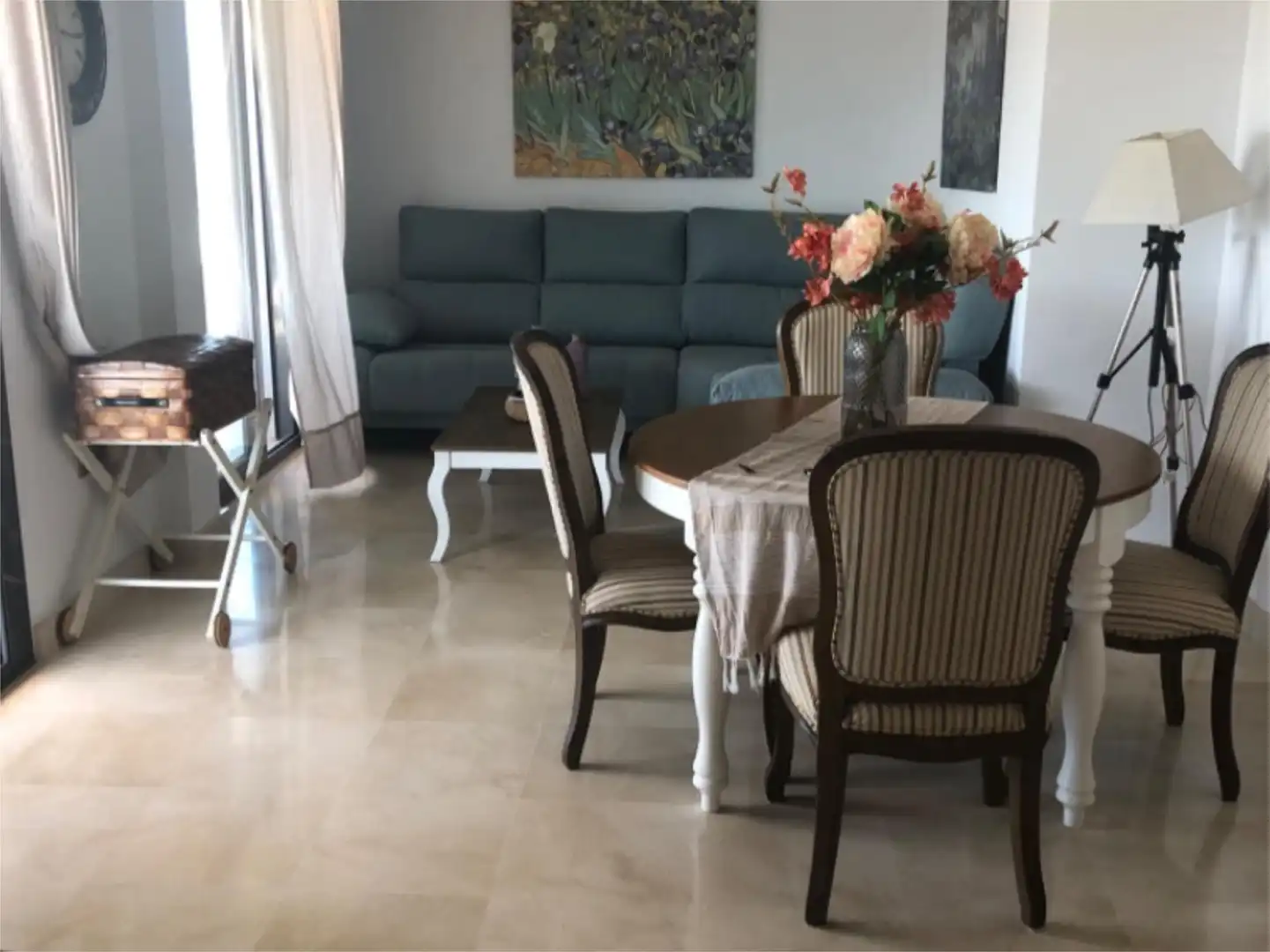 Esszimmer von Wohnung zur Miete in Barbate mit Klimaanlage, Heizung und Terrasse