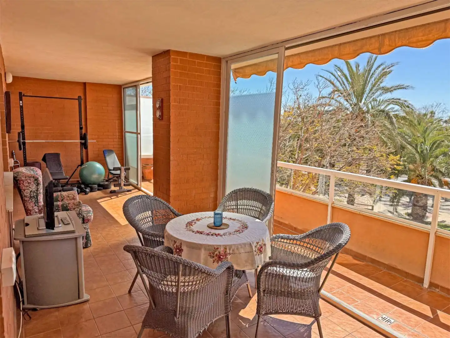 Terraza de Piso en venta en Alicante / Alacant con Aire acondicionado, Calefacción y Parquet