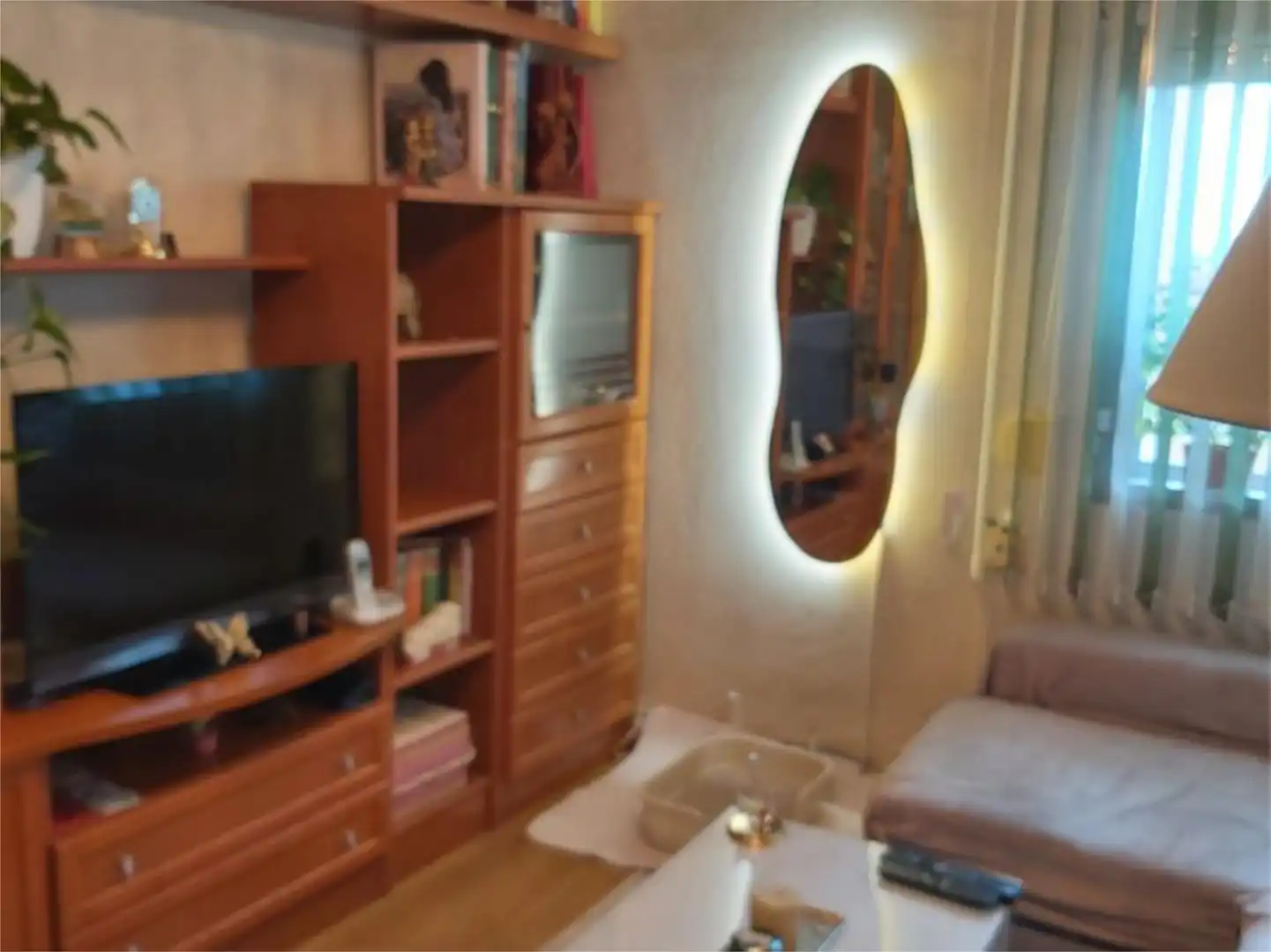 Sala d'estar de Pis en venda en Segovia Capital amb Calefacció, Jardí privat i Parquet