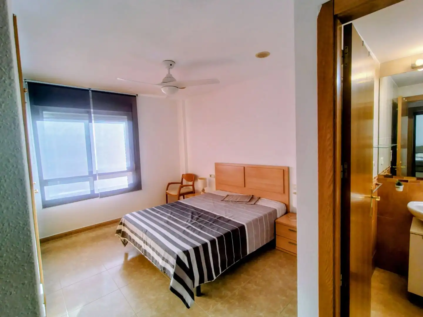 Flat for rent in Calle Pedáneo José Sánchez Mompeán, 14, Ronda Sur Bedroom of Flat for rent in Murcia with Air Conditioner, Terrace and Furnished