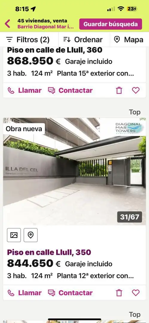 Parking de Garaje de alquiler en Barcelona