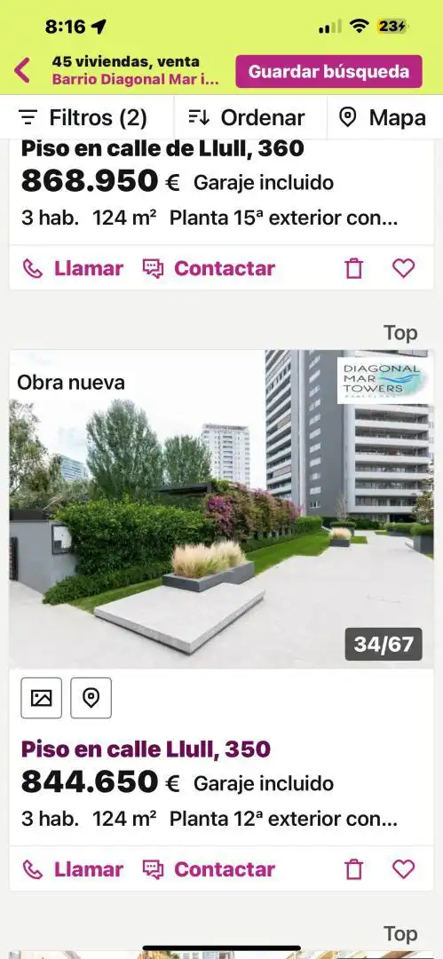 Vista exterior de Garaje de alquiler en Barcelona