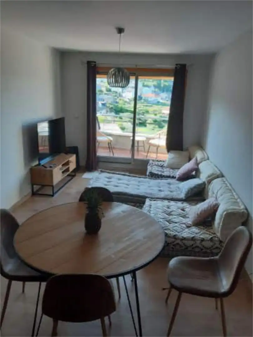 Ático de alquiler en Boiro Sala de estar de Ático de alquiler en Boiro con Calefacción, Terraza y Trastero