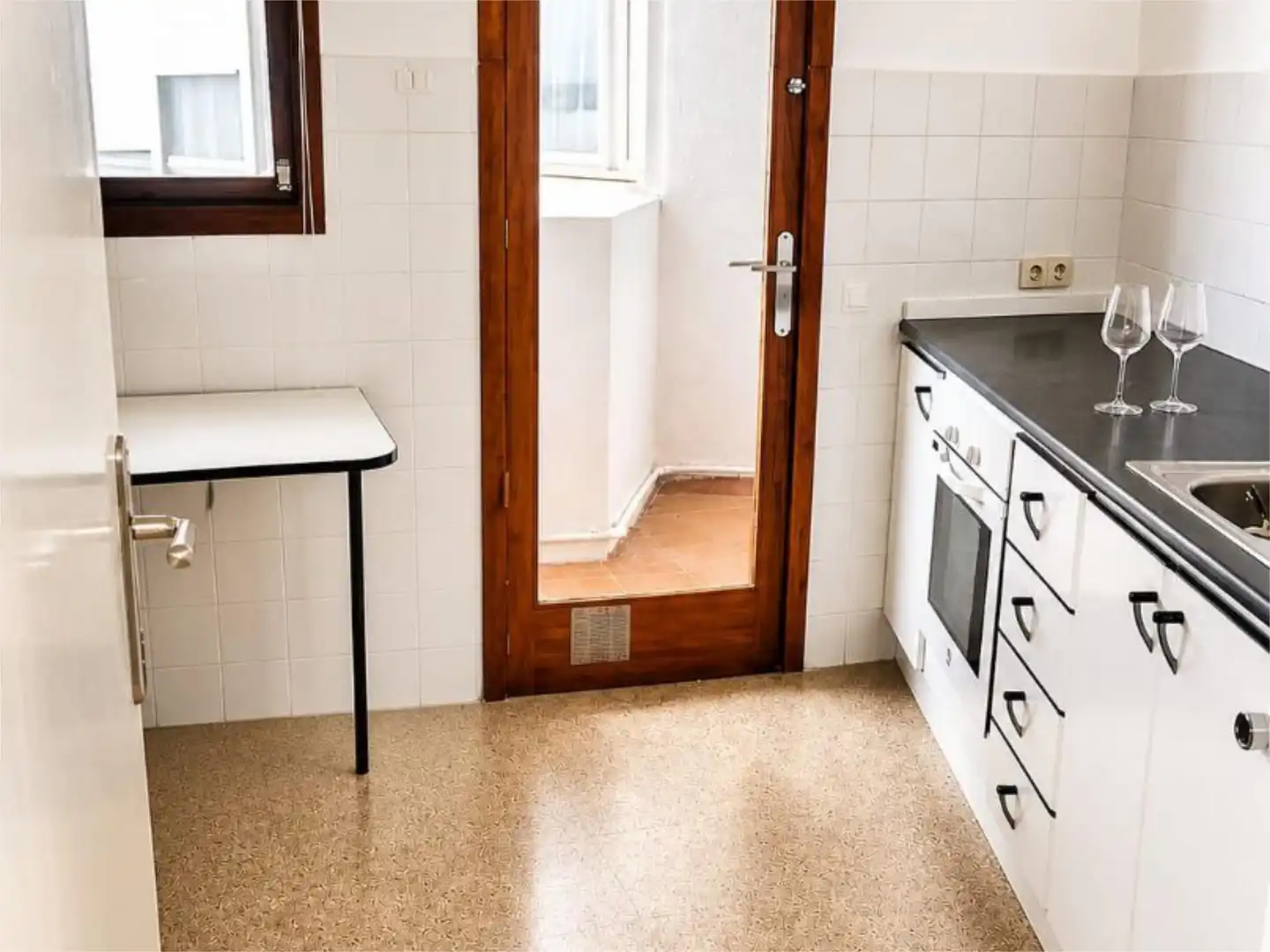 Wohnung zum Verkauf in Platja de Palma Küche von Wohnung zum Verkauf in Palma de Mallorca mit Terrasse und Balkon
