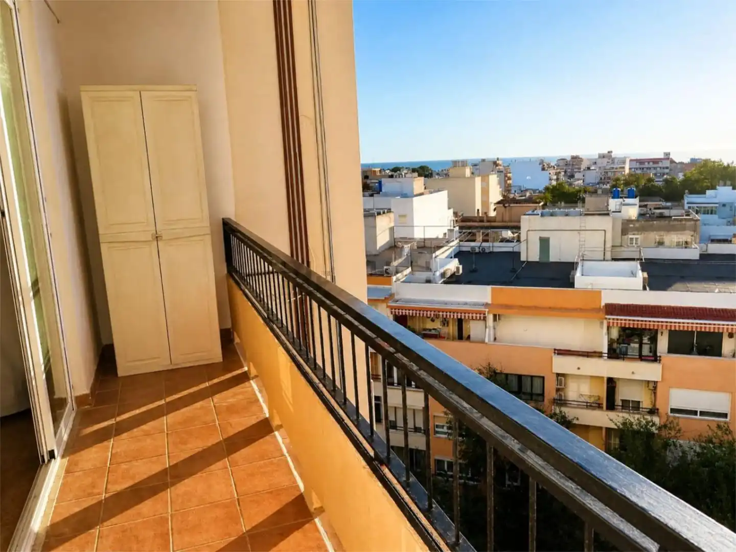 Wohnung zum Verkauf in Platja de Palma Terrasse von Wohnung zum Verkauf in Palma de Mallorca mit Terrasse und Balkon