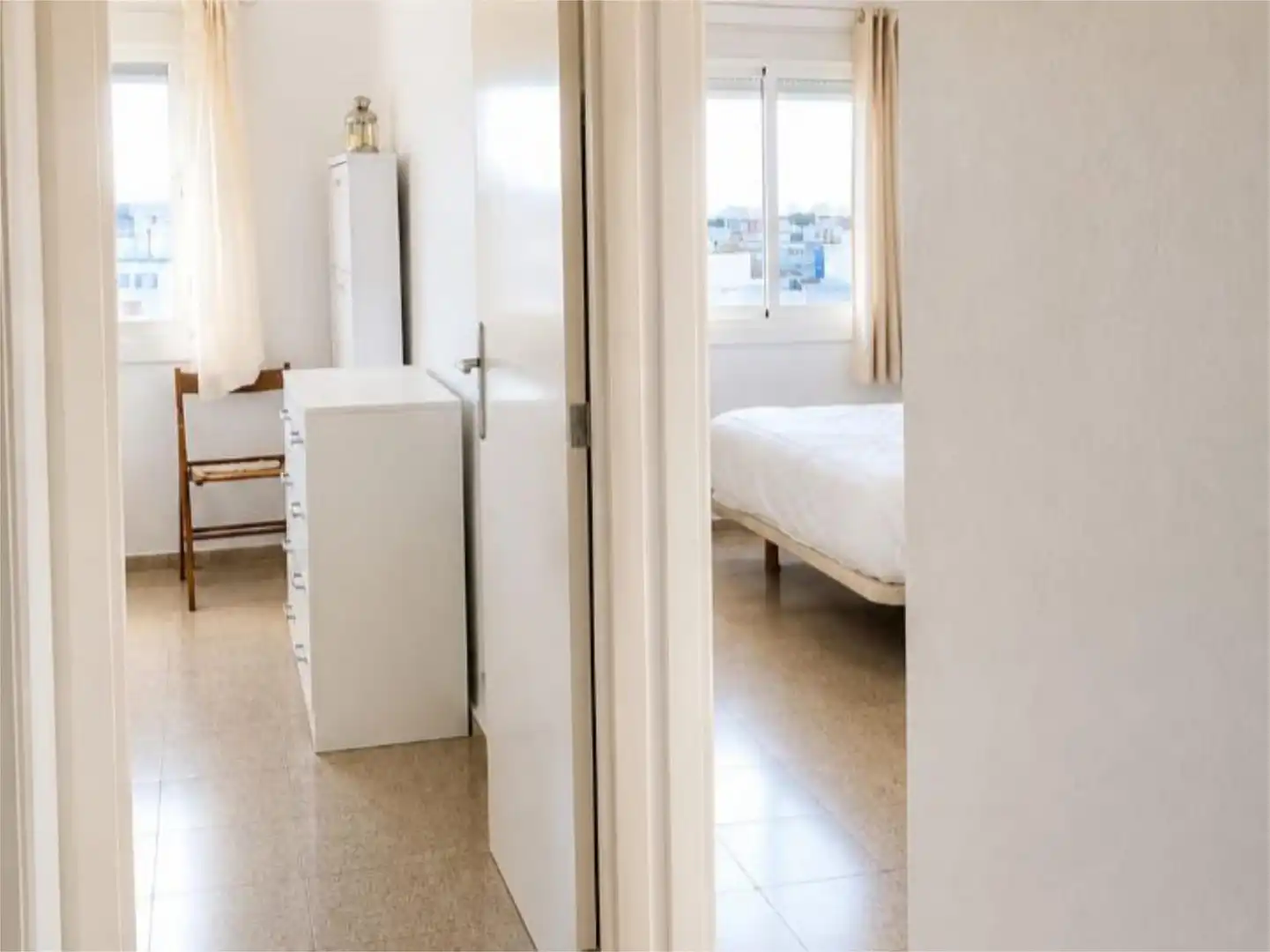 Wohnung zum Verkauf in Platja de Palma Schlafzimmer von Wohnung zum Verkauf in Palma de Mallorca mit Terrasse und Balkon