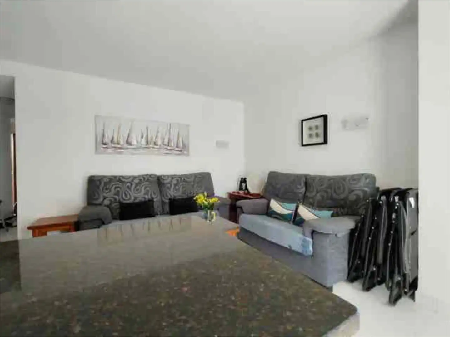 Sala de estar de Piso de alquiler en Alcalà de Xivert con Terraza y Amueblado