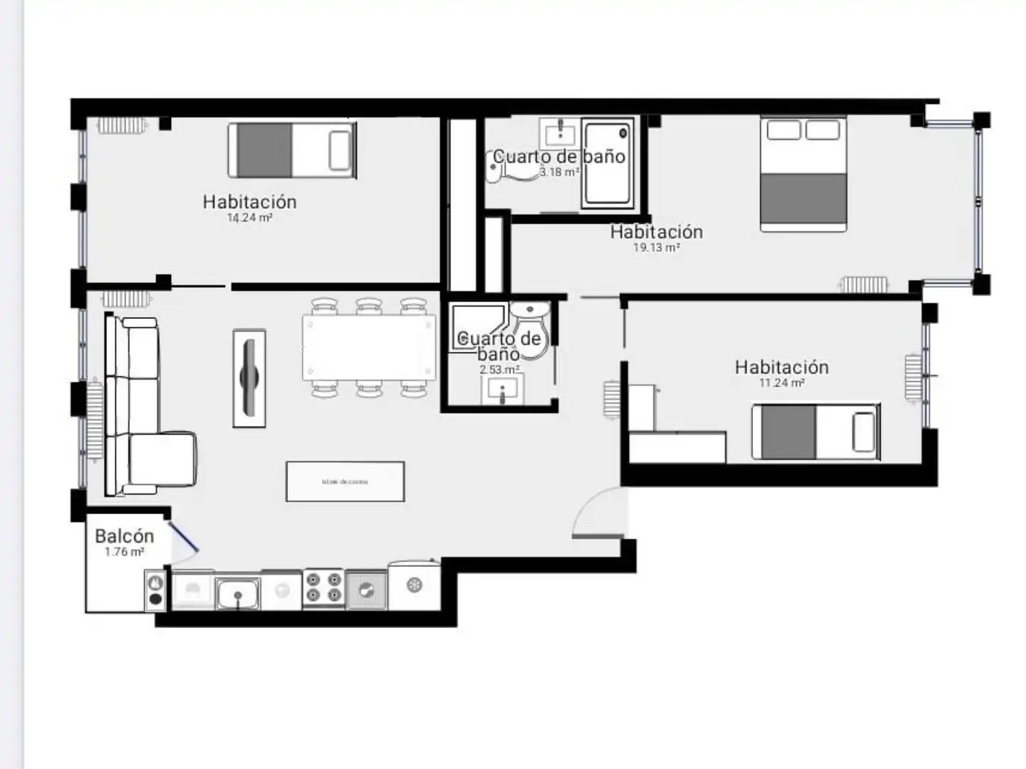 Piso en venta en Lasarte-Oria con Balcón