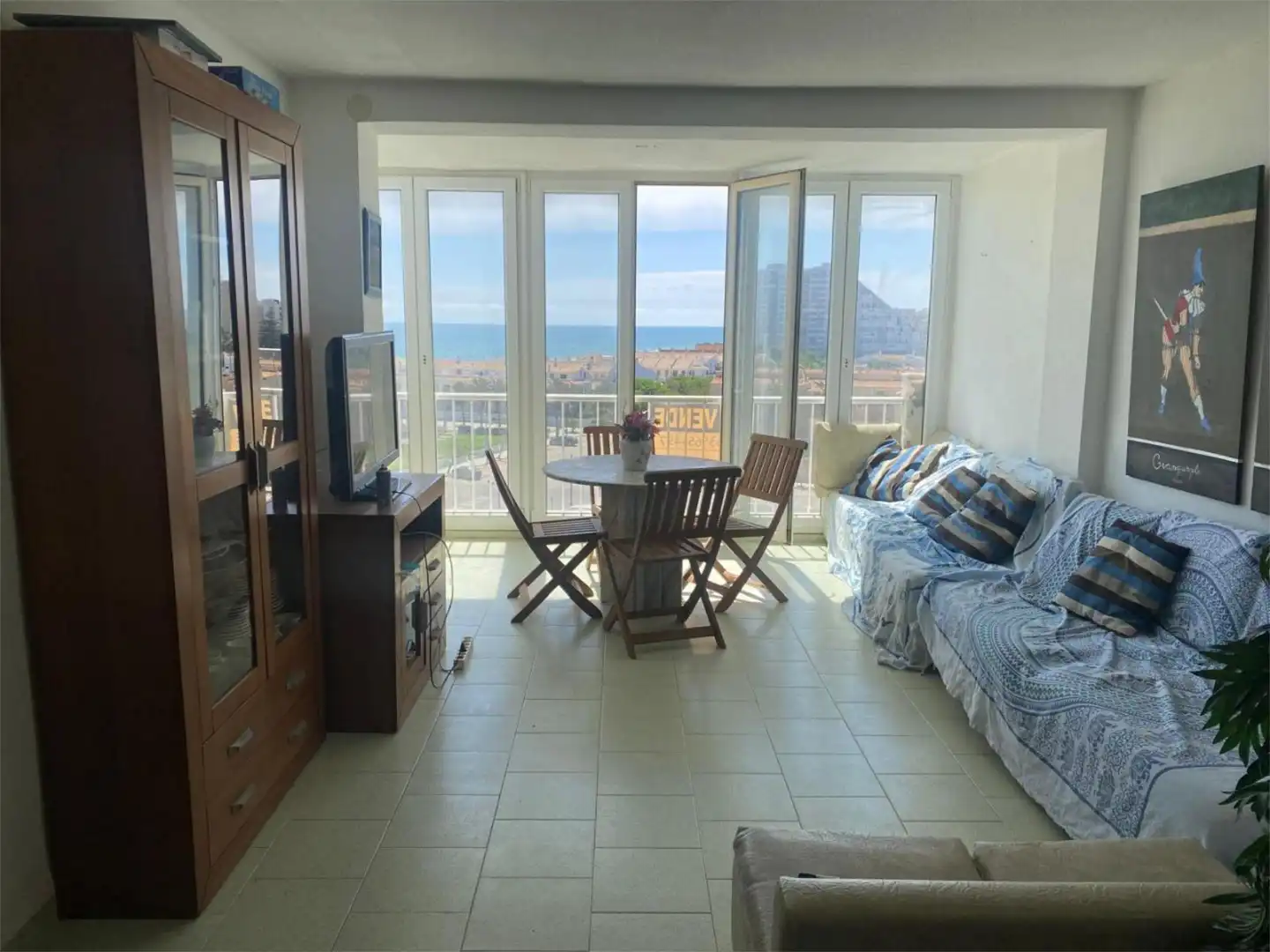 Wohnung zum Verkauf in Avinguda de Les Gavines, 191, El Perellonet Wohnzimmer von Wohnung zum Verkauf in Valencia Capital mit Schwimmbad und Balkon