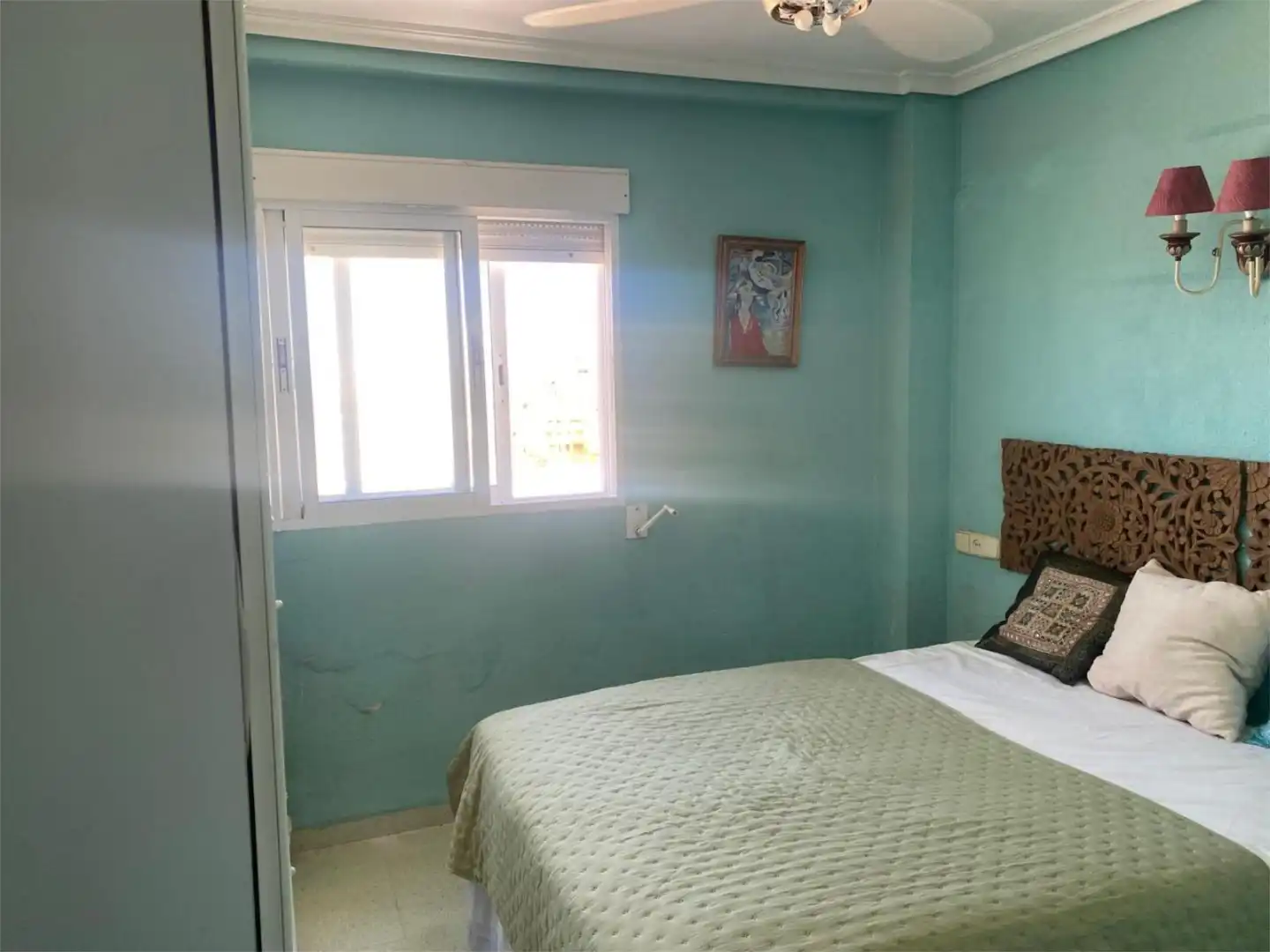Wohnung zum Verkauf in Avinguda de Les Gavines, 191, El Perellonet Schlafzimmer von Wohnung zum Verkauf in Valencia Capital mit Schwimmbad und Balkon