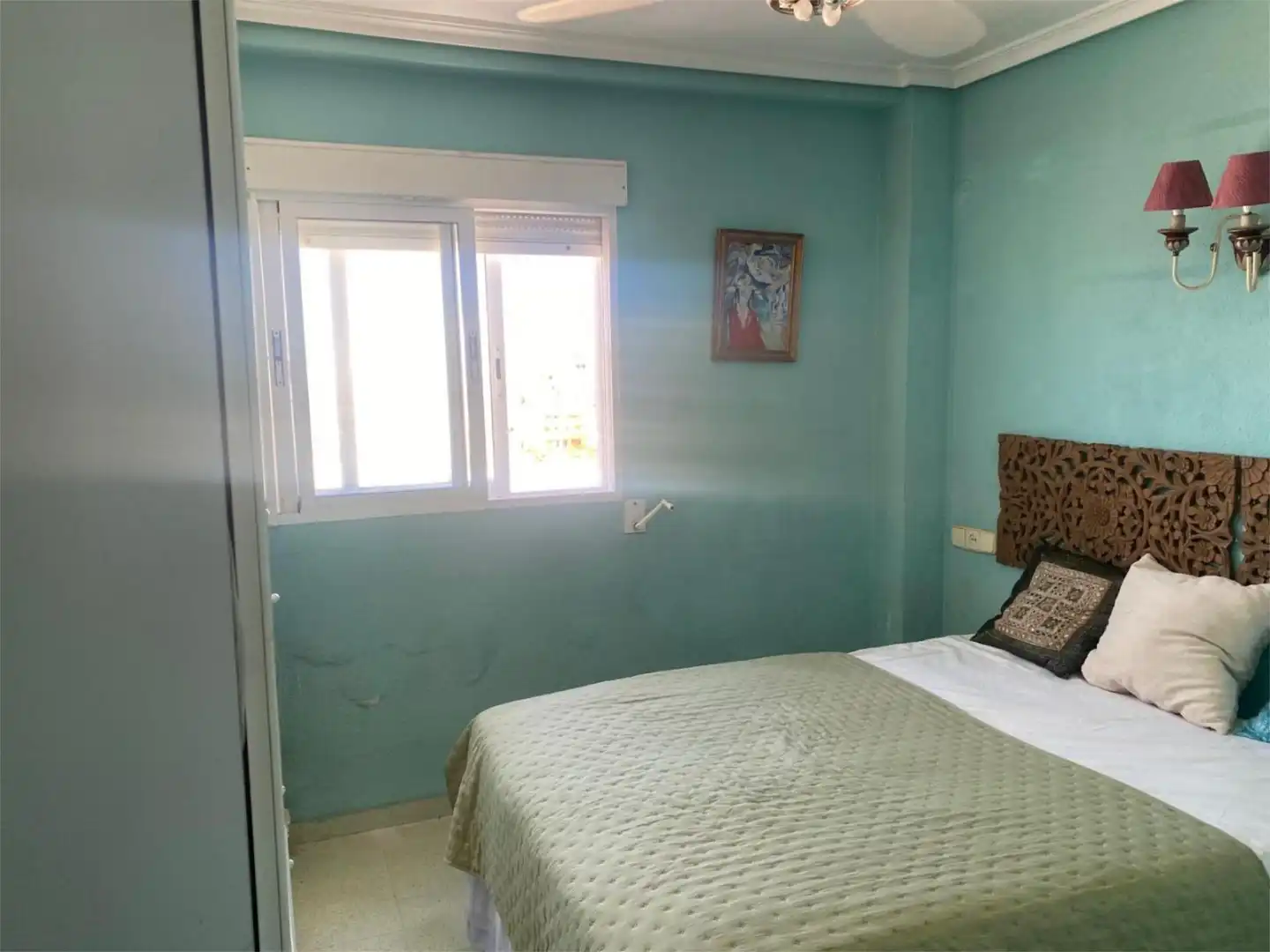 Wohnung zum Verkauf in Avinguda de Les Gavines, 191, El Perellonet Schlafzimmer von Wohnung zum Verkauf in Valencia Capital mit Schwimmbad und Balkon