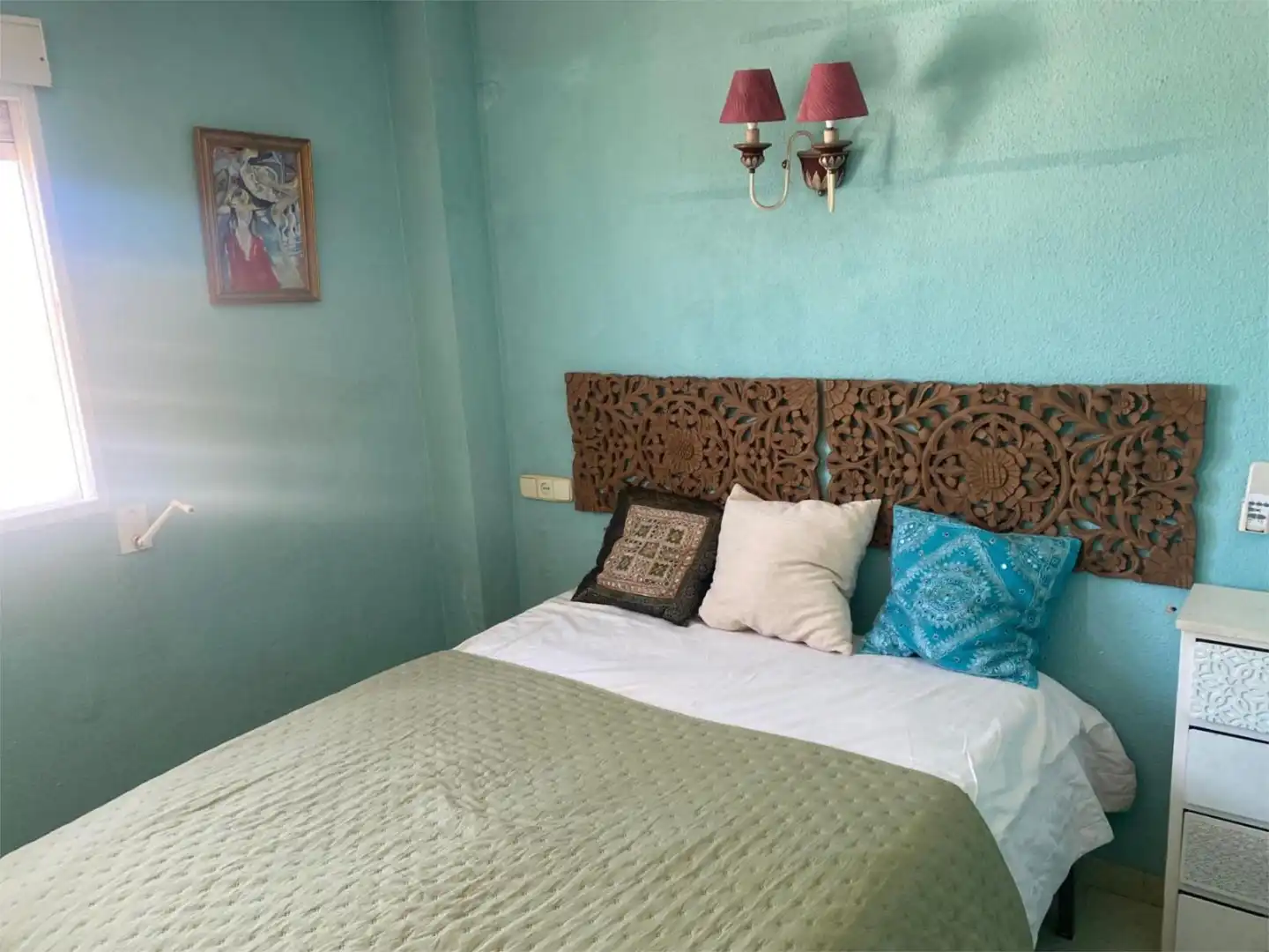 Wohnung zum Verkauf in Avinguda de Les Gavines, 191, El Perellonet Schlafzimmer von Wohnung zum Verkauf in Valencia Capital mit Schwimmbad und Balkon