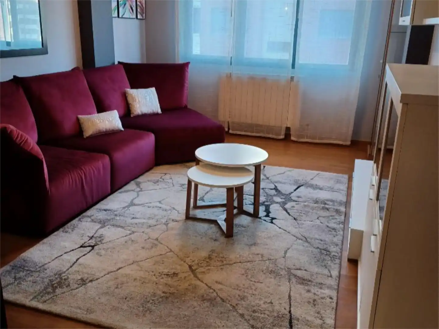 Living room of Flat for rent in  Logroño  with Air Conditioner, Heating and Private garden