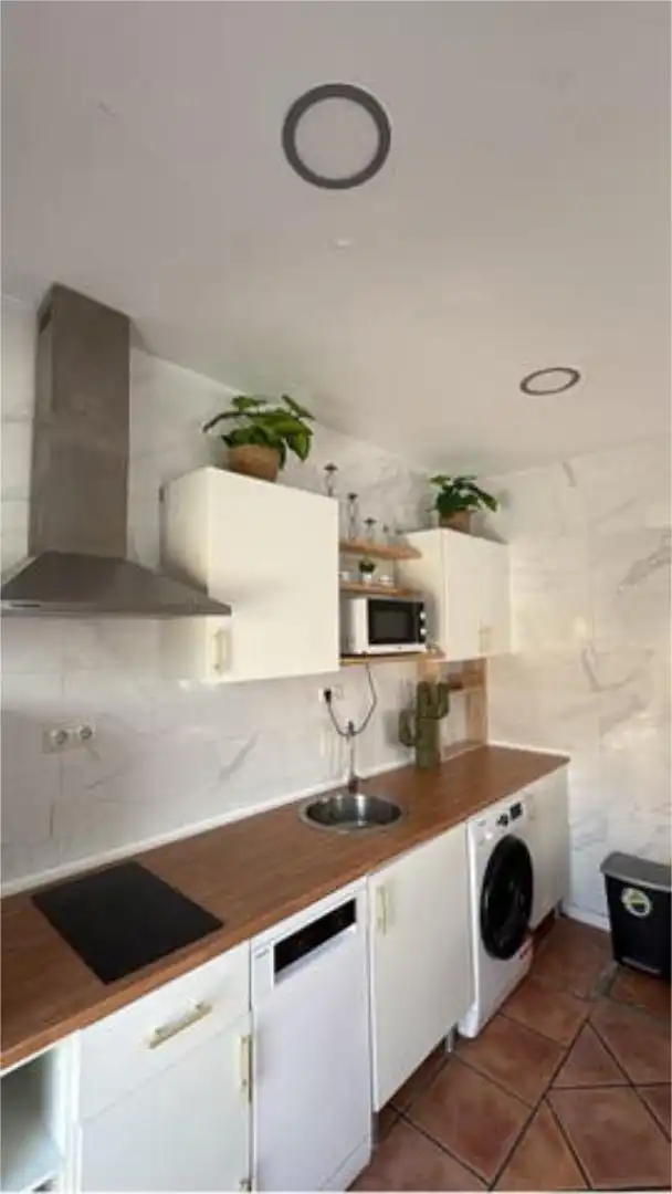 Cuina de Apartament de lloguer en Rivas-Vaciamadrid amb Calefacció, Jardí privat i Terrassa