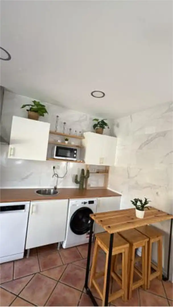 Cuina de Apartament de lloguer en Rivas-Vaciamadrid amb Calefacció, Jardí privat i Terrassa