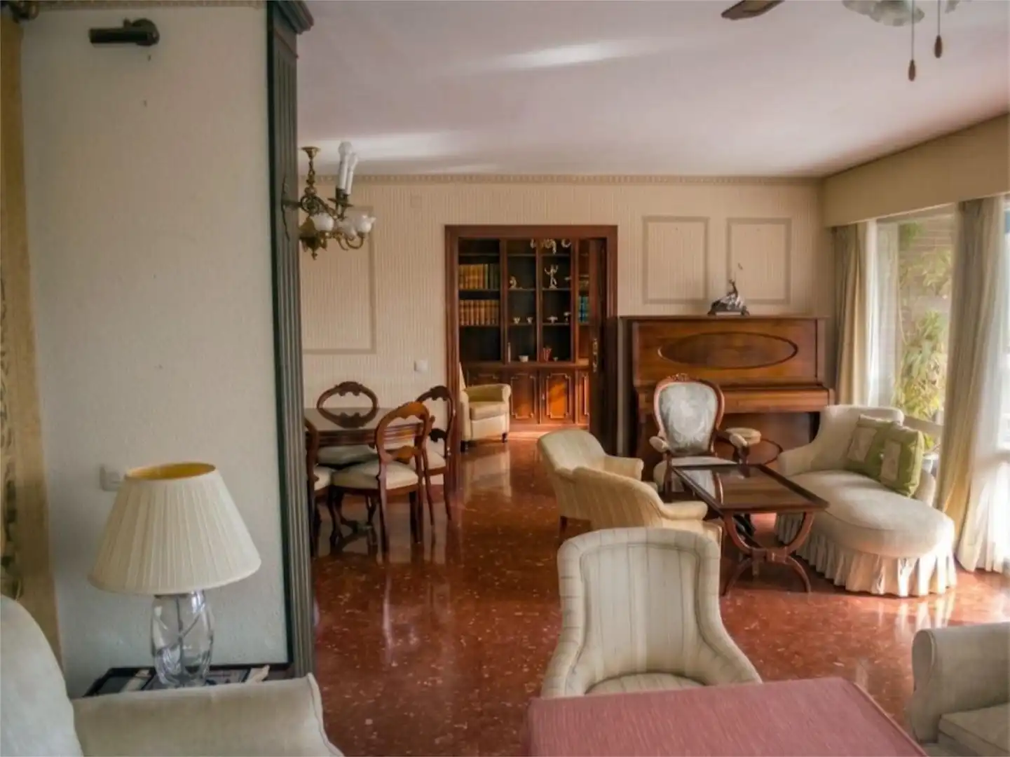 Flat for sale in Calle Antonio Trueba, El Palo Living room of Flat for sale in Málaga with Terrace, Storage room and Swimming Pool