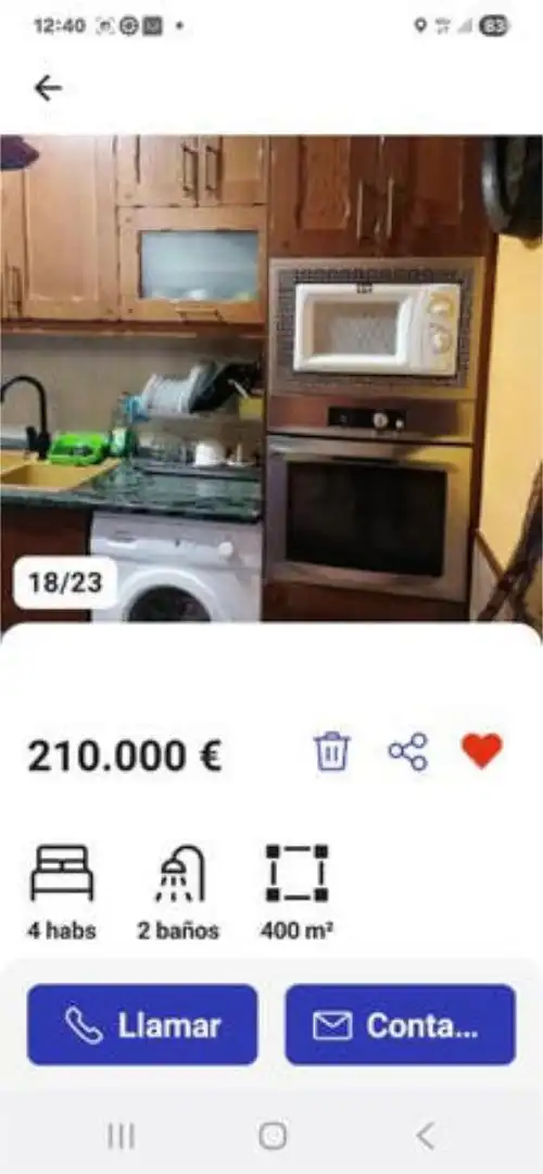 Casa adosada en venta en Alhambra Cocina de Casa adosada en venta en Alhambra con Jardín privado, Terraza y Piscina