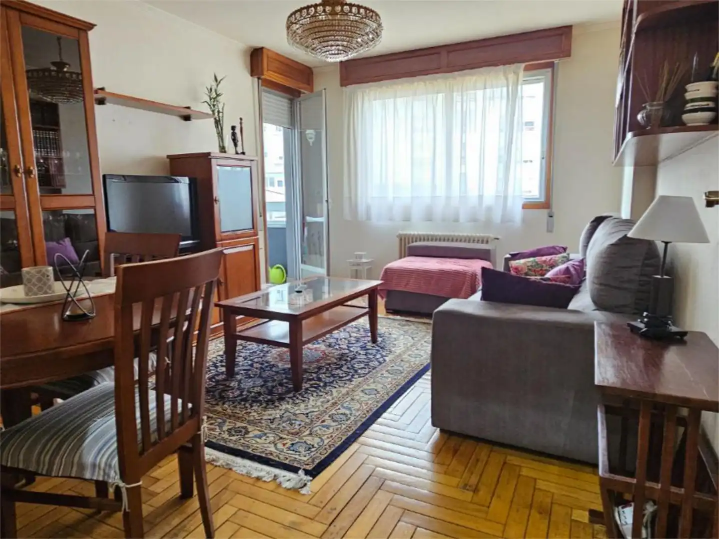 Sala de estar de Piso en venta en Ourense Capital  con Balcón