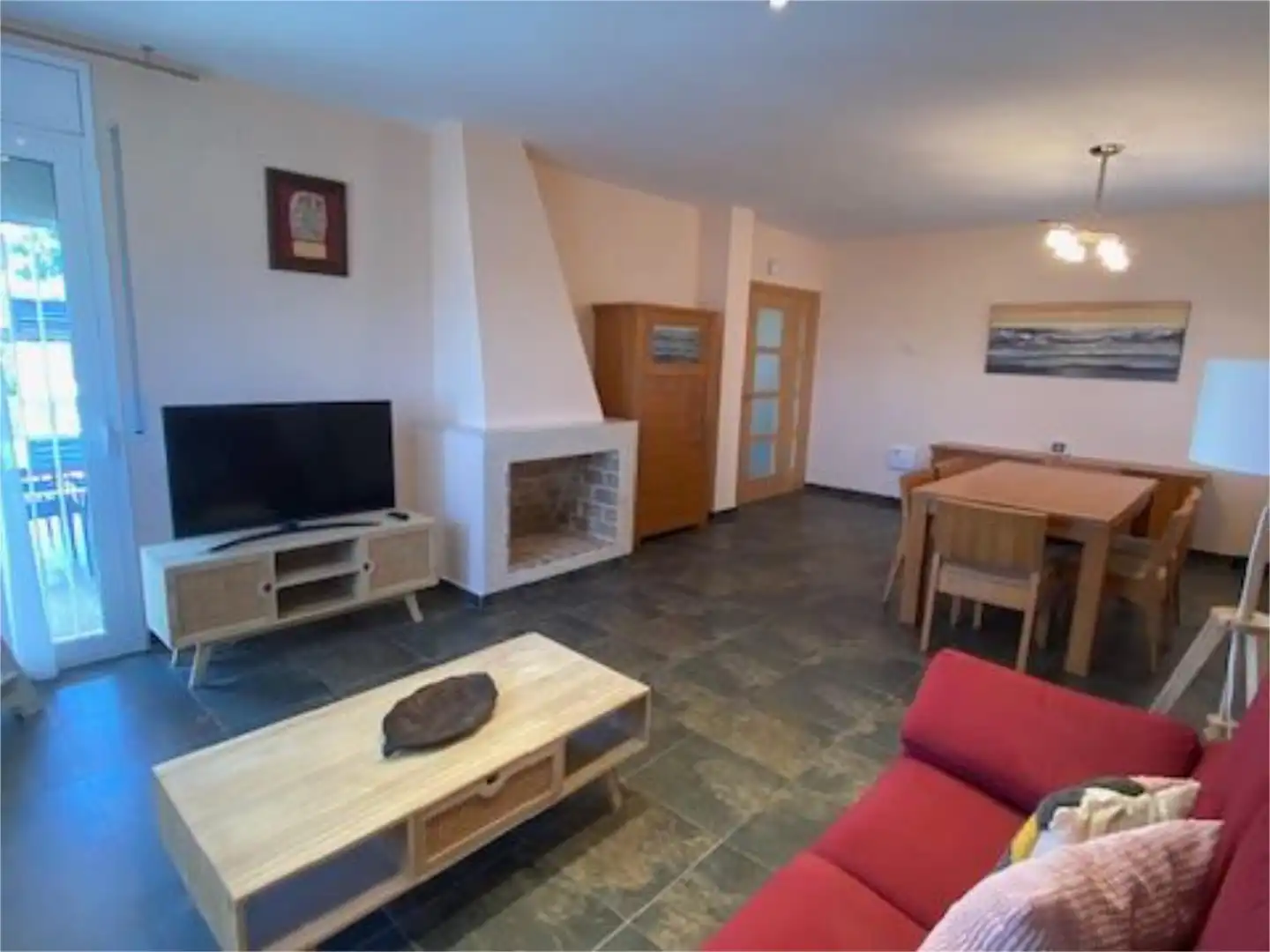 Casa o chalet en venta en Avinguda Stanta Maria de Montserrat, 24, Segur de Calafell Sala de estar de Casa o chalet en venta en Calafell con Balcón