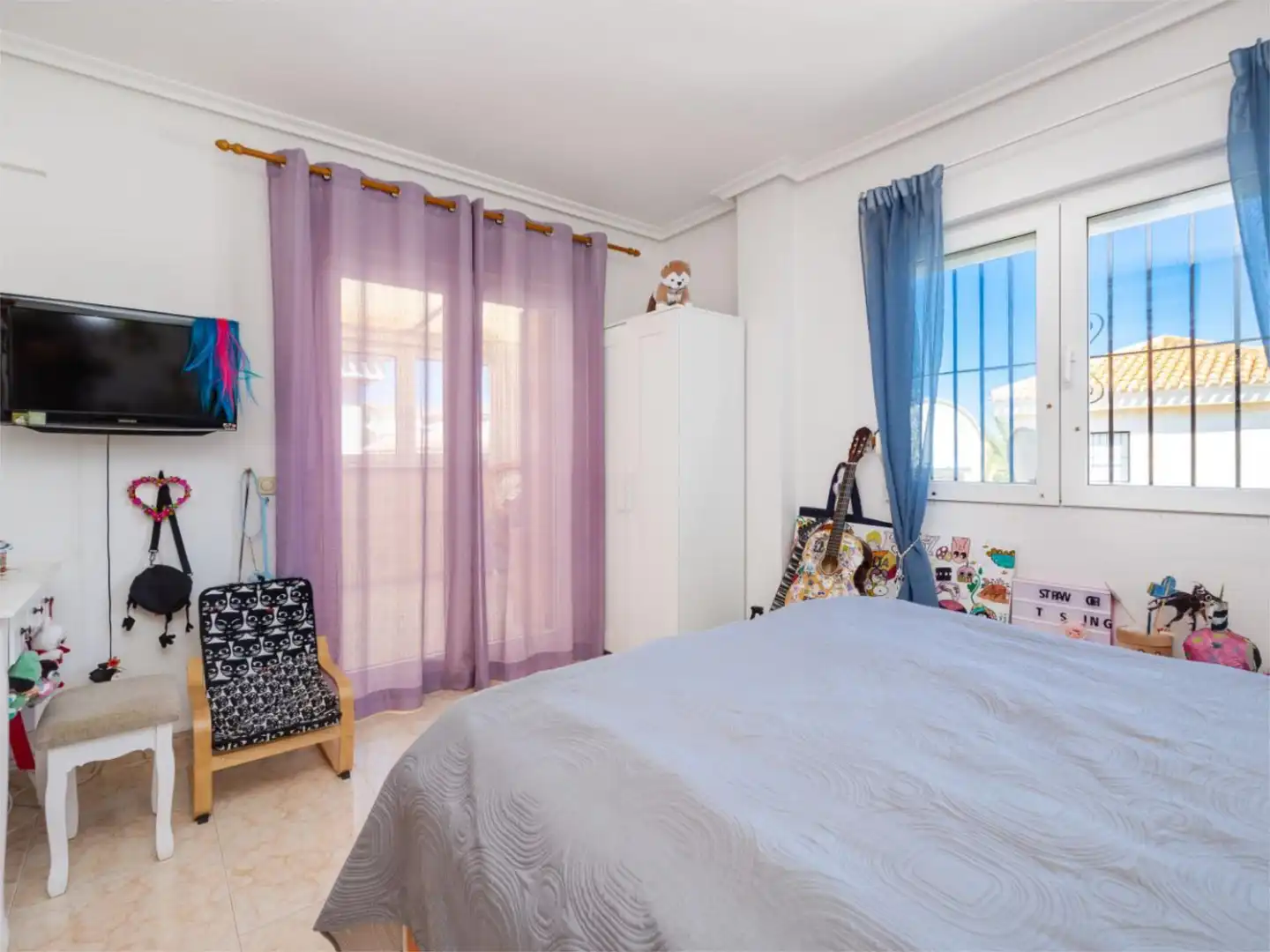 Flat for sale in Calle Nicolás de Bussi, 22, Playa Flamenca Bedroom of Flat for sale in Orihuela with Air Conditioner, Heating and Private garden