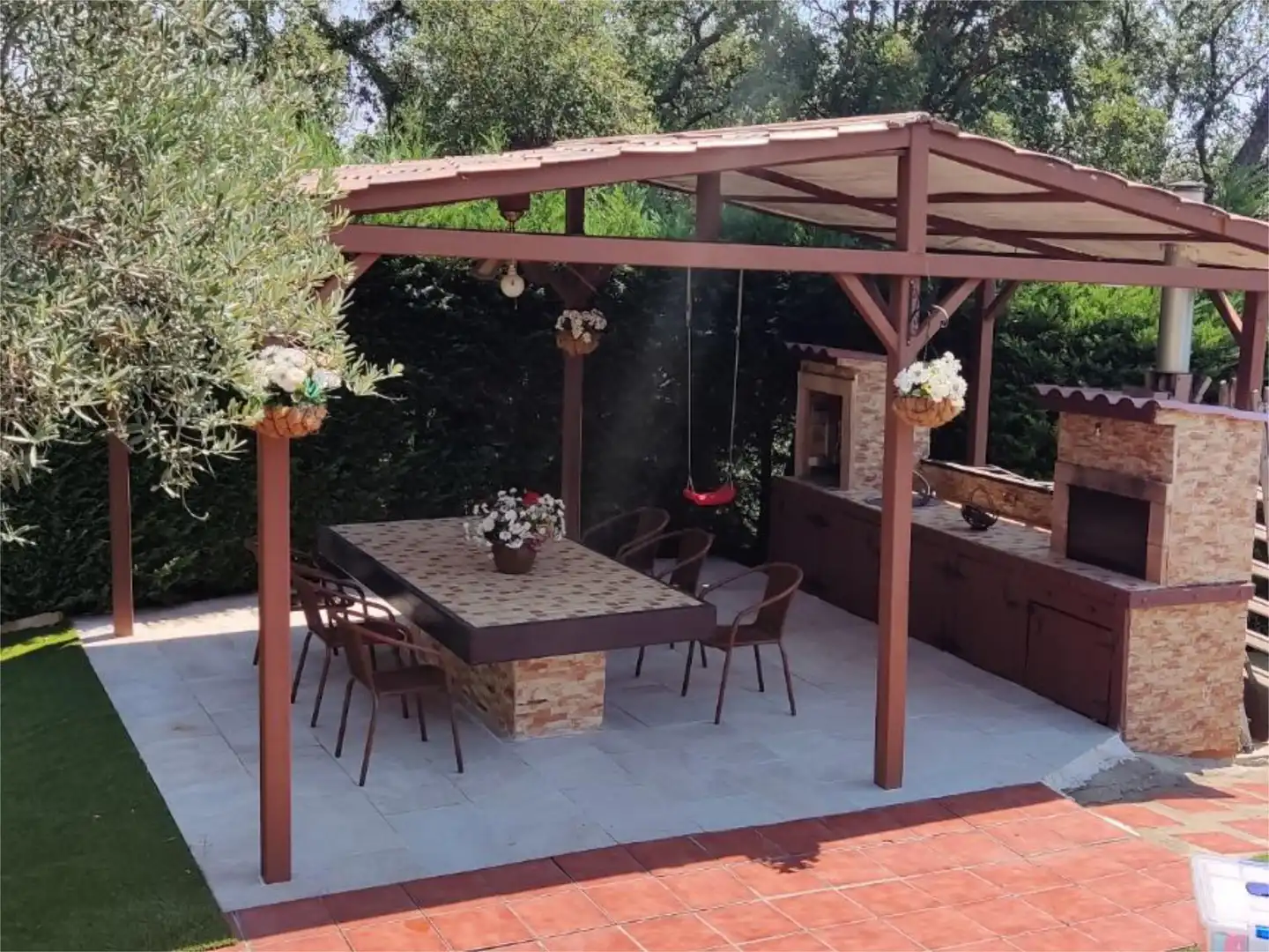 Terrassa de Casa o xalet en venda en Casavieja amb Calefacció, Jardí privat i Terrassa