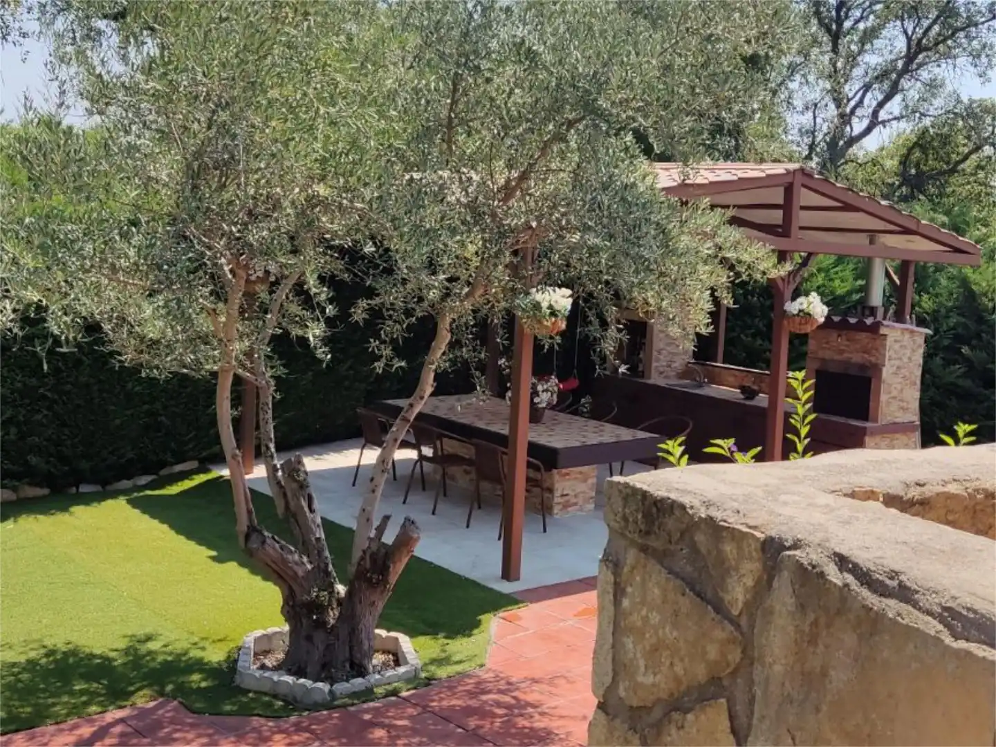 Terrassa de Casa o xalet en venda en Casavieja amb Calefacció, Jardí privat i Terrassa