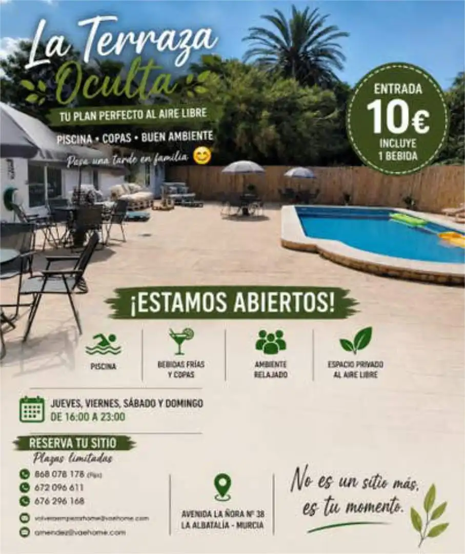 Jardí de Local de lloguer en Murcia