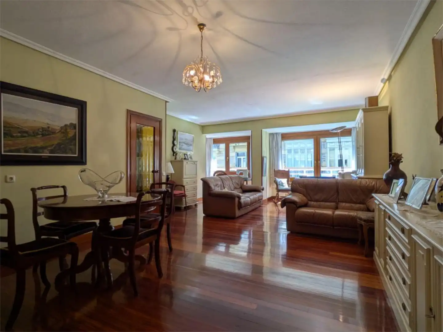 Sala de estar de Piso en venta en Donostia - San Sebastián  con Balcón