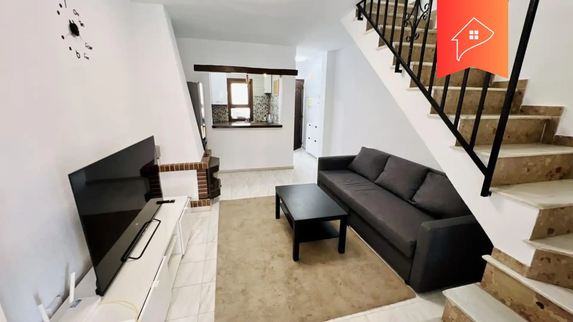 Sala d'estar de Apartament en venda en Torrevieja amb Aire condicionat, Terrassa i Balcó