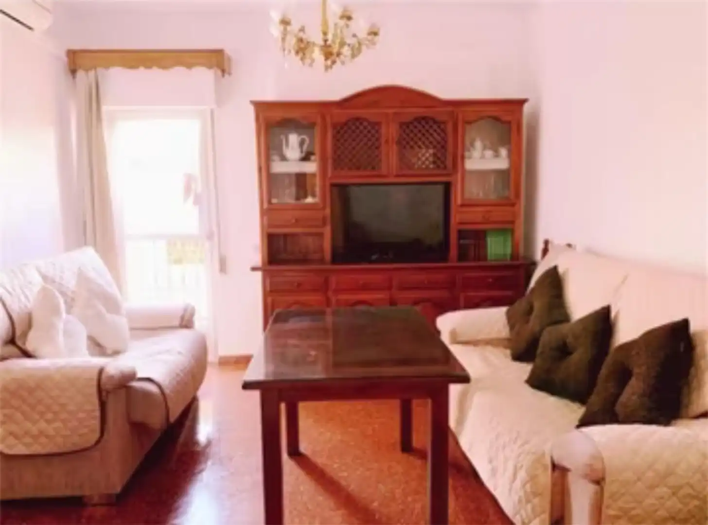 Living room of Flat for sale in Cuevas Bajas  with Air Conditioner, Furnished and Oven