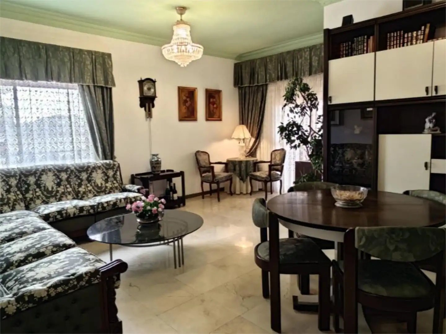 Sala d'estar de Pis en venda en Málaga Capital amb Aire condicionat, Terrassa i Balcó