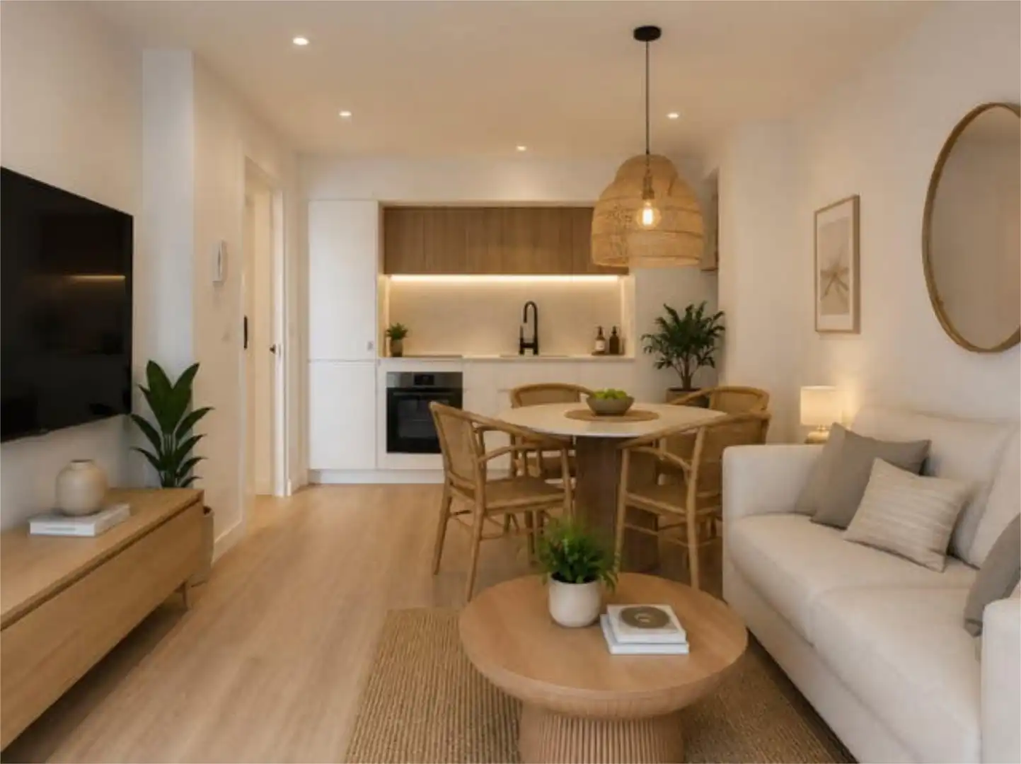 Wohnungen zum Verkauf in Can Picafort Wohnzimmer von Wohnungen zum Verkauf in Santa Margalida